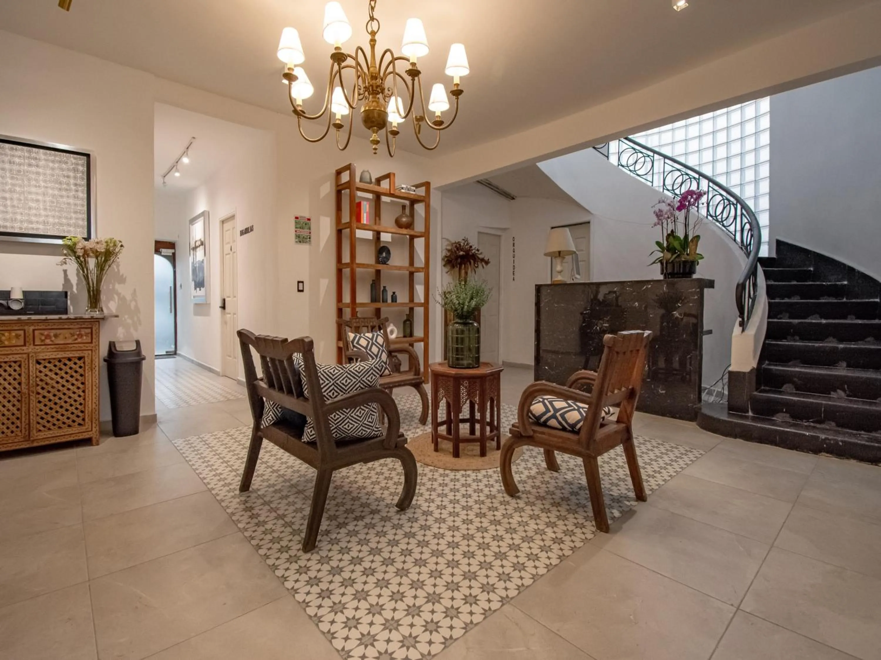 Lobby or reception in Collection O Hotel Lavanda Anzures