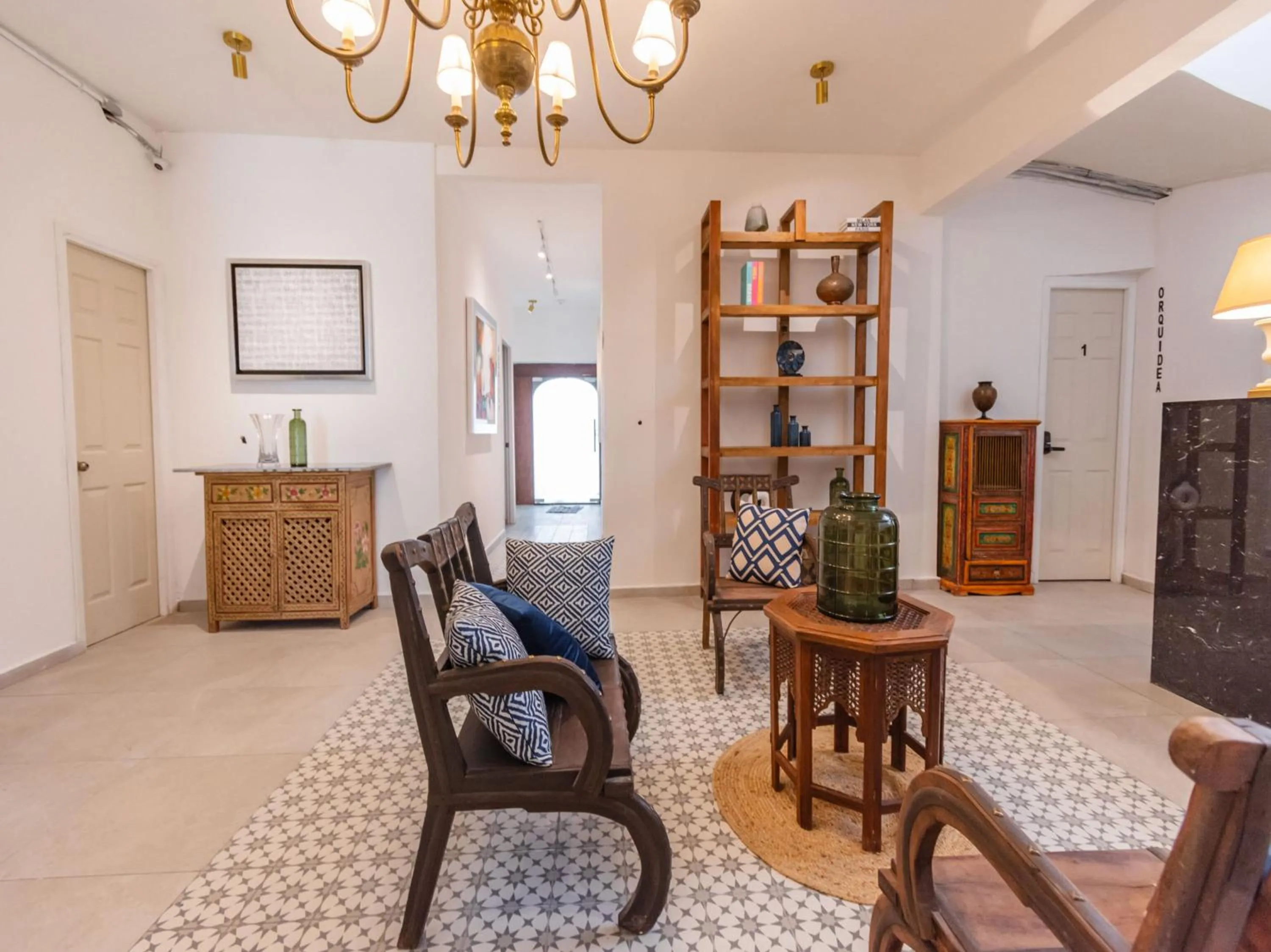 Lobby or reception in Collection O Hotel Lavanda Anzures