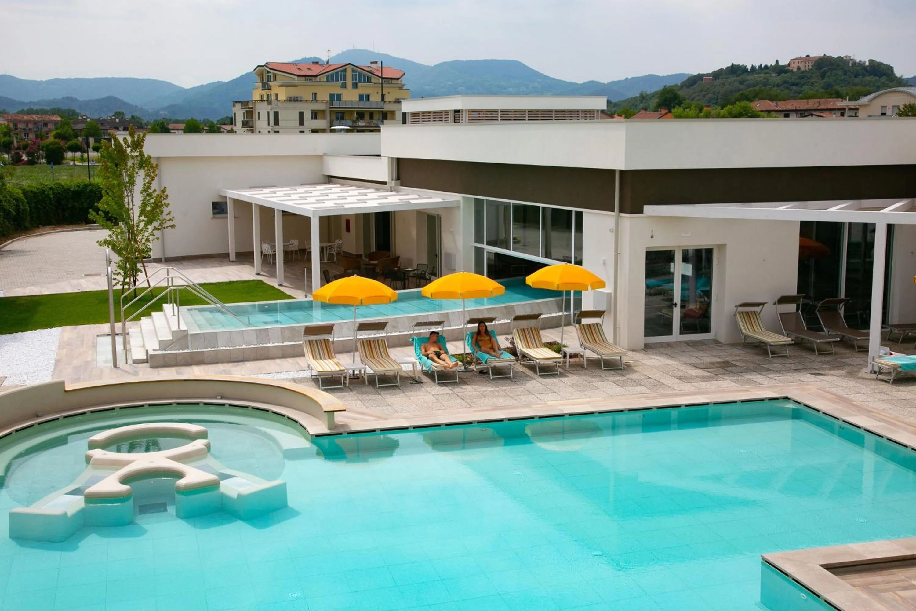 Hot Spring Bath in Hotel Terme Abano Verdi