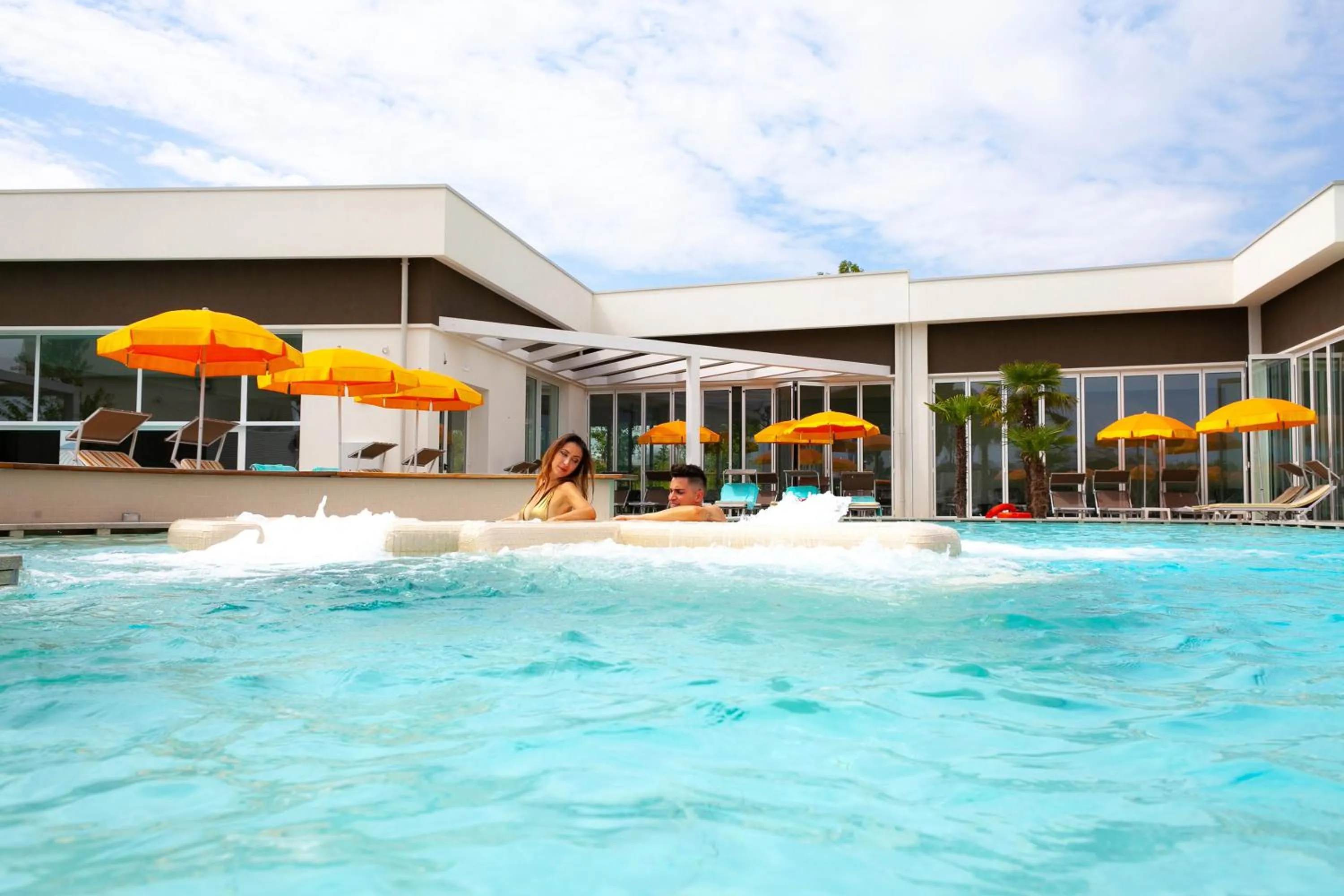 Hot Tub in Hotel Terme Abano Verdi