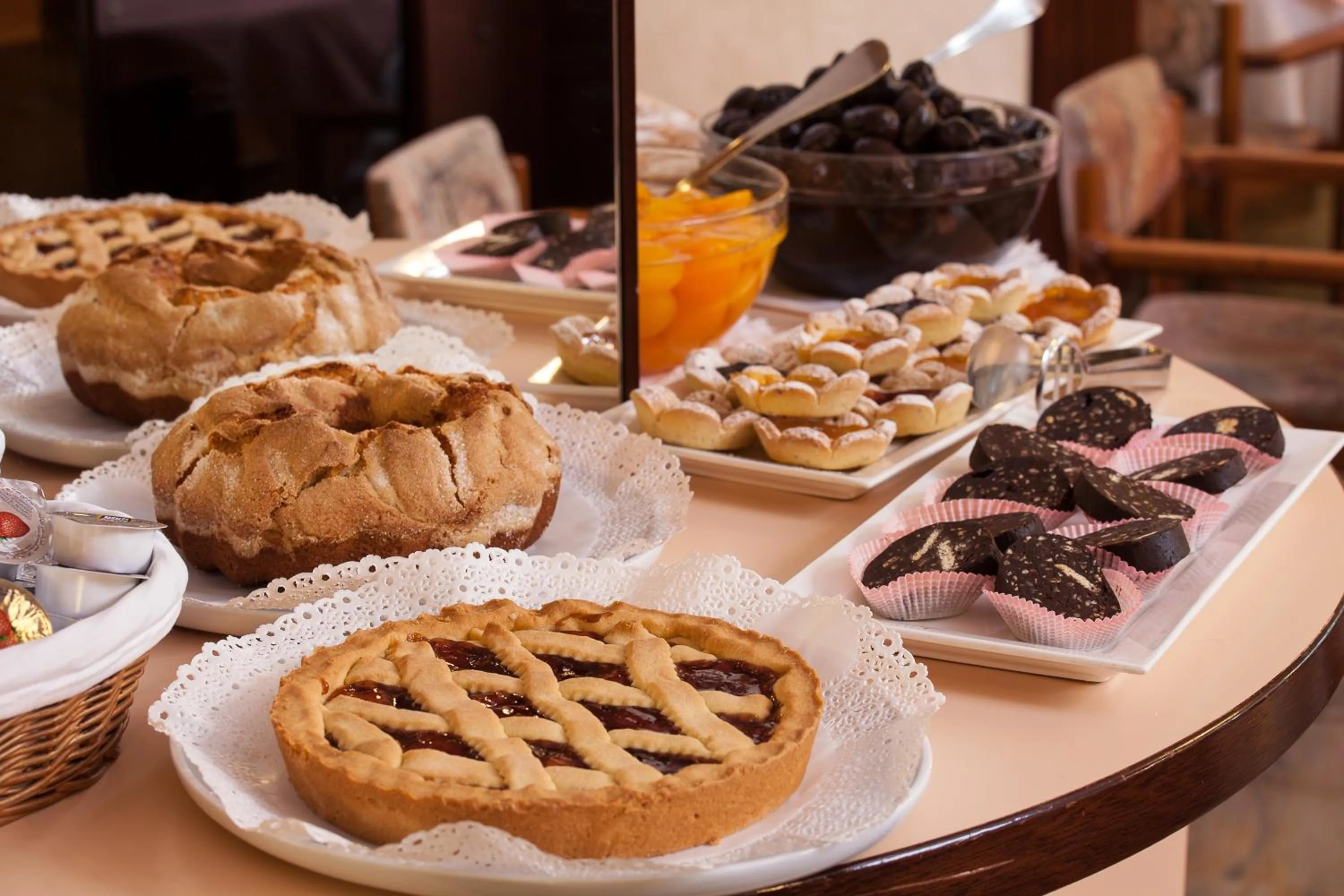 Continental breakfast in Hotel Terme Abano Verdi