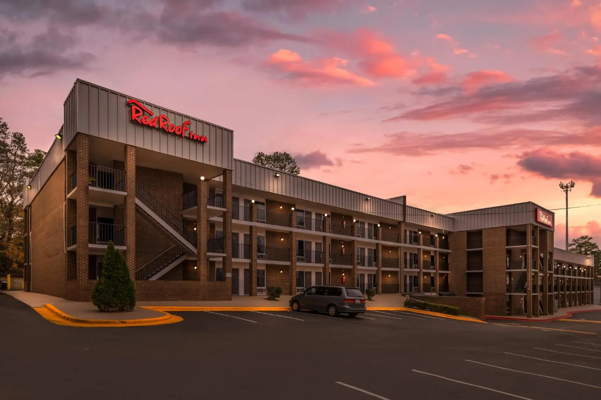 Property building in Red Roof Inn Raleigh Northeast - Downtown