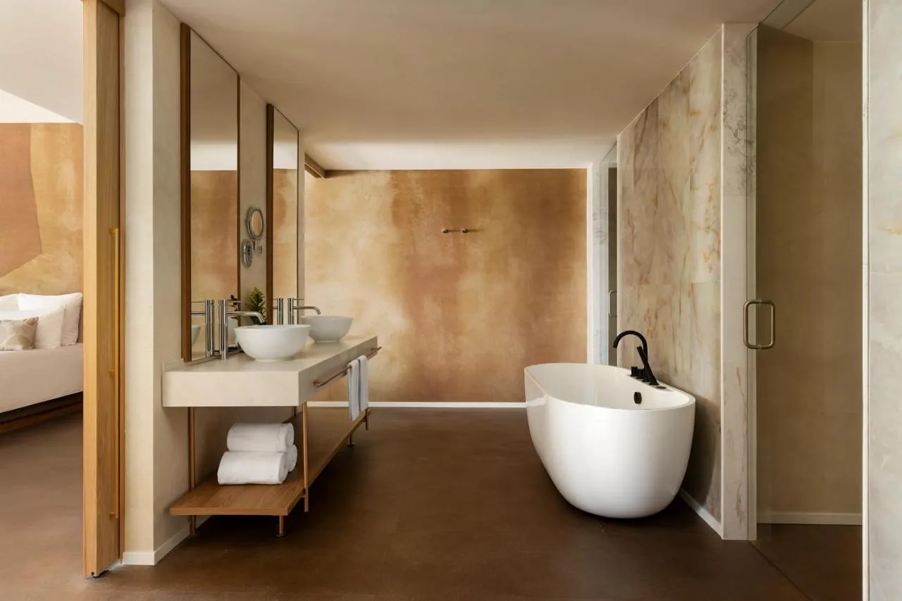 Bathroom in Secrets Baby Beach Aruba Adults Only