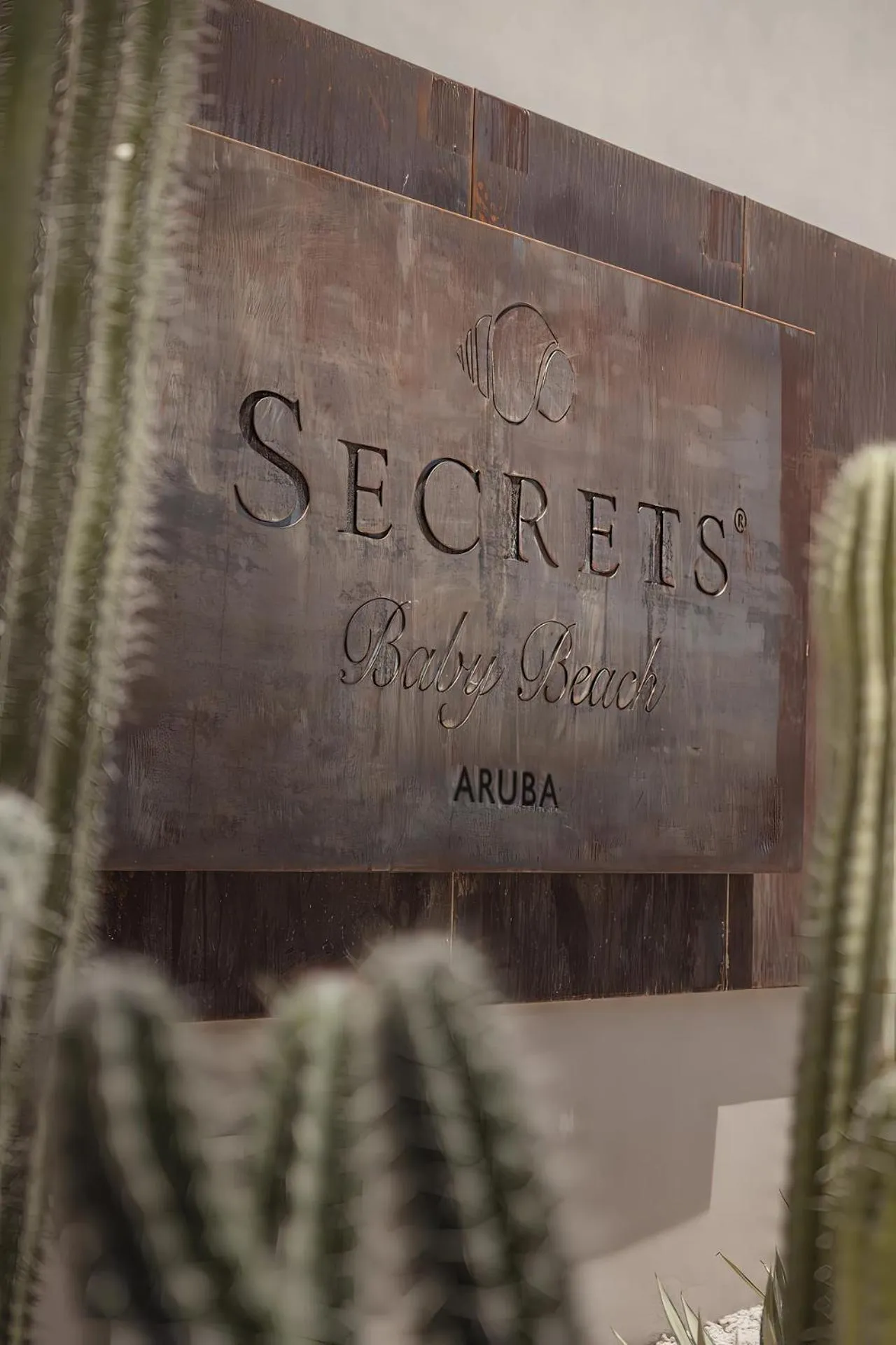 Property logo or sign in Secrets Baby Beach Aruba Adults Only