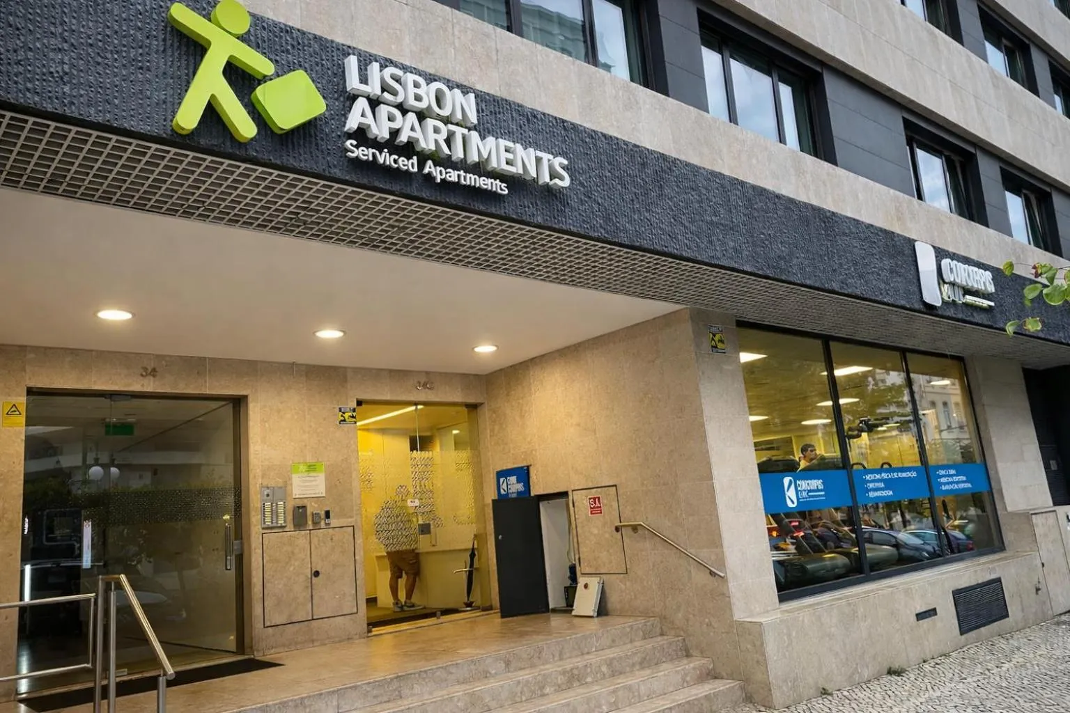 Facade/entrance in LSA Liberdade by Numa