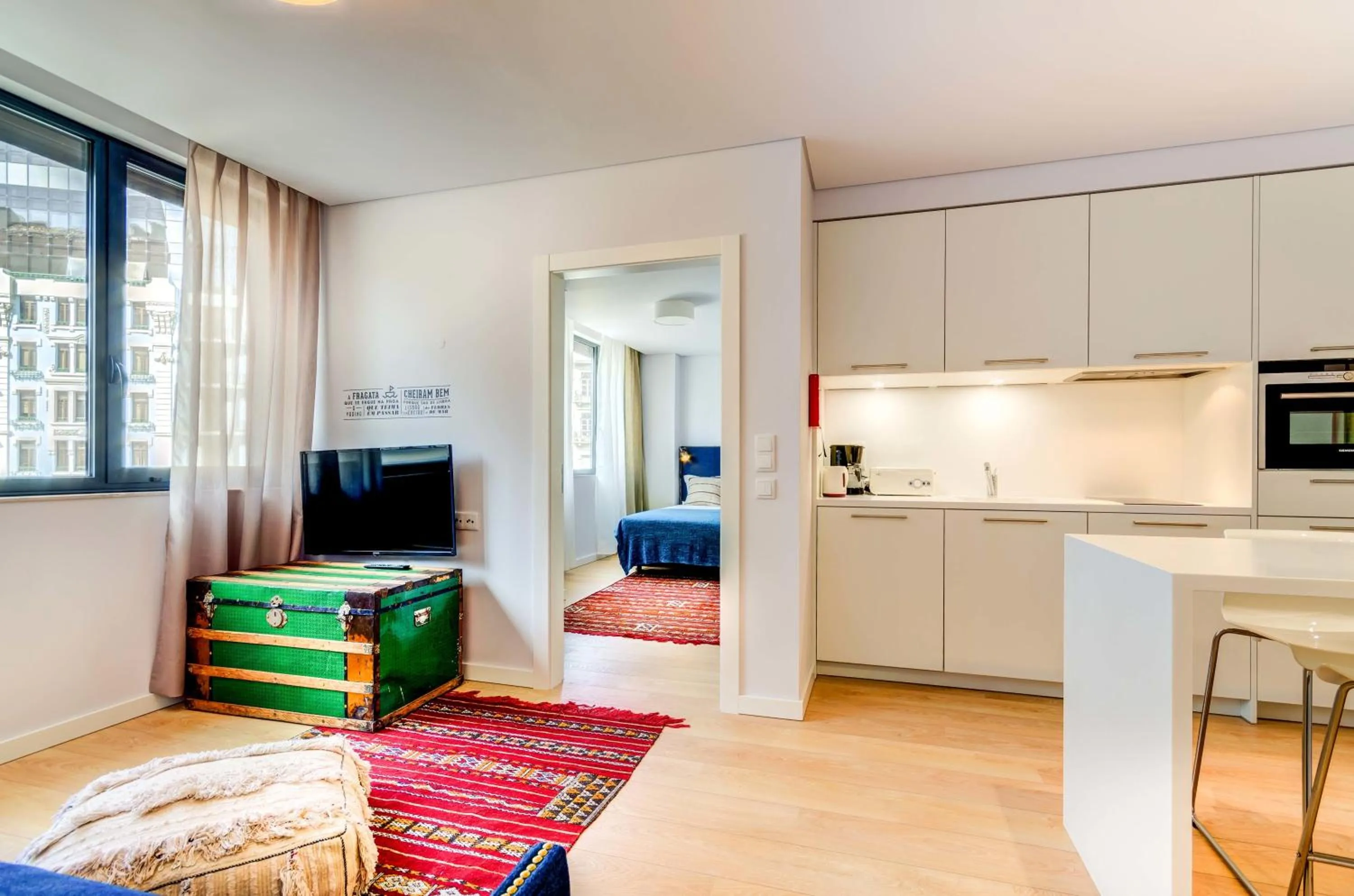 Bed in Lisbon Serviced Apartments - Liberdade