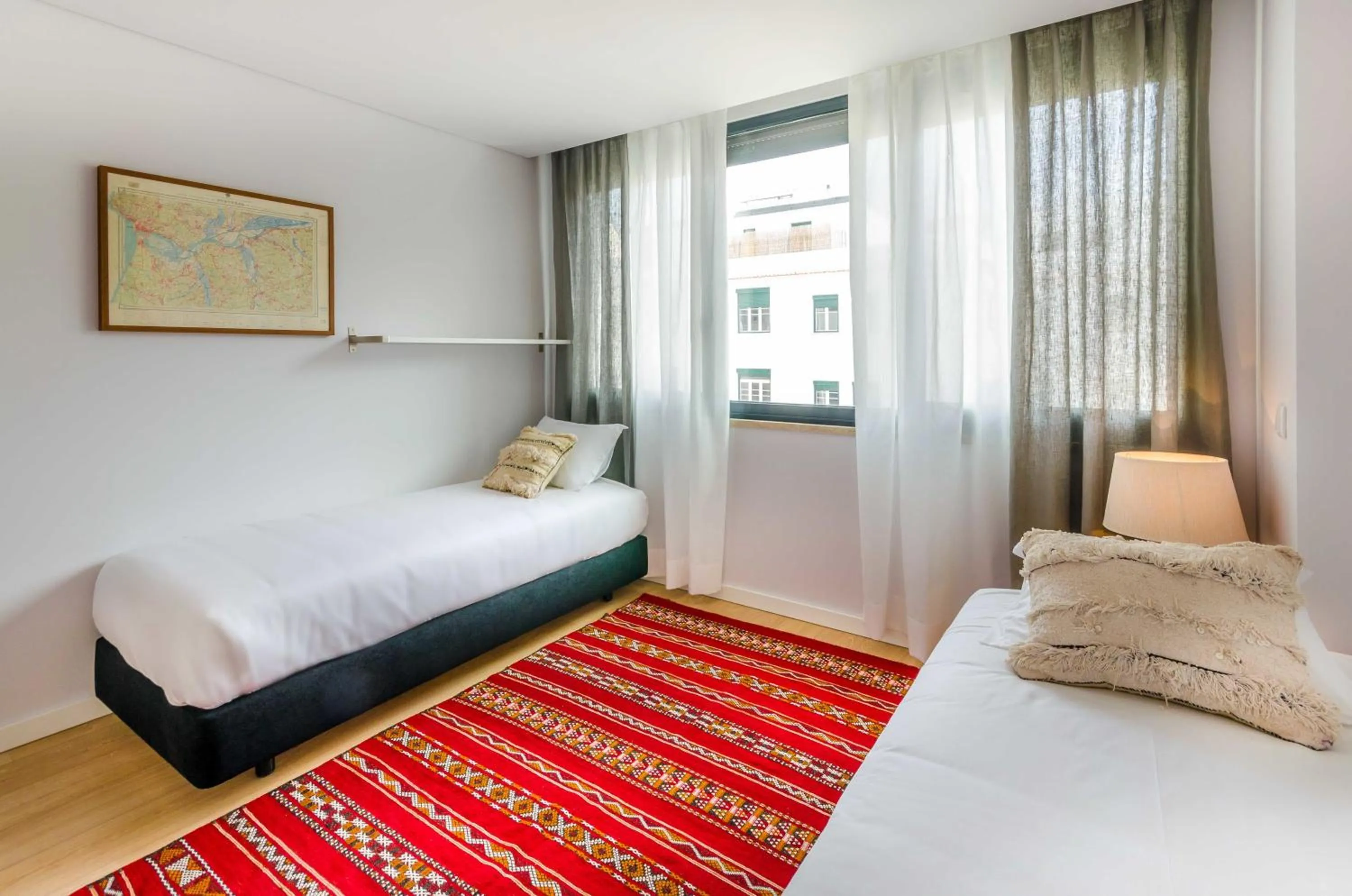 Bedroom, Bed in Lisbon Serviced Apartments - Liberdade