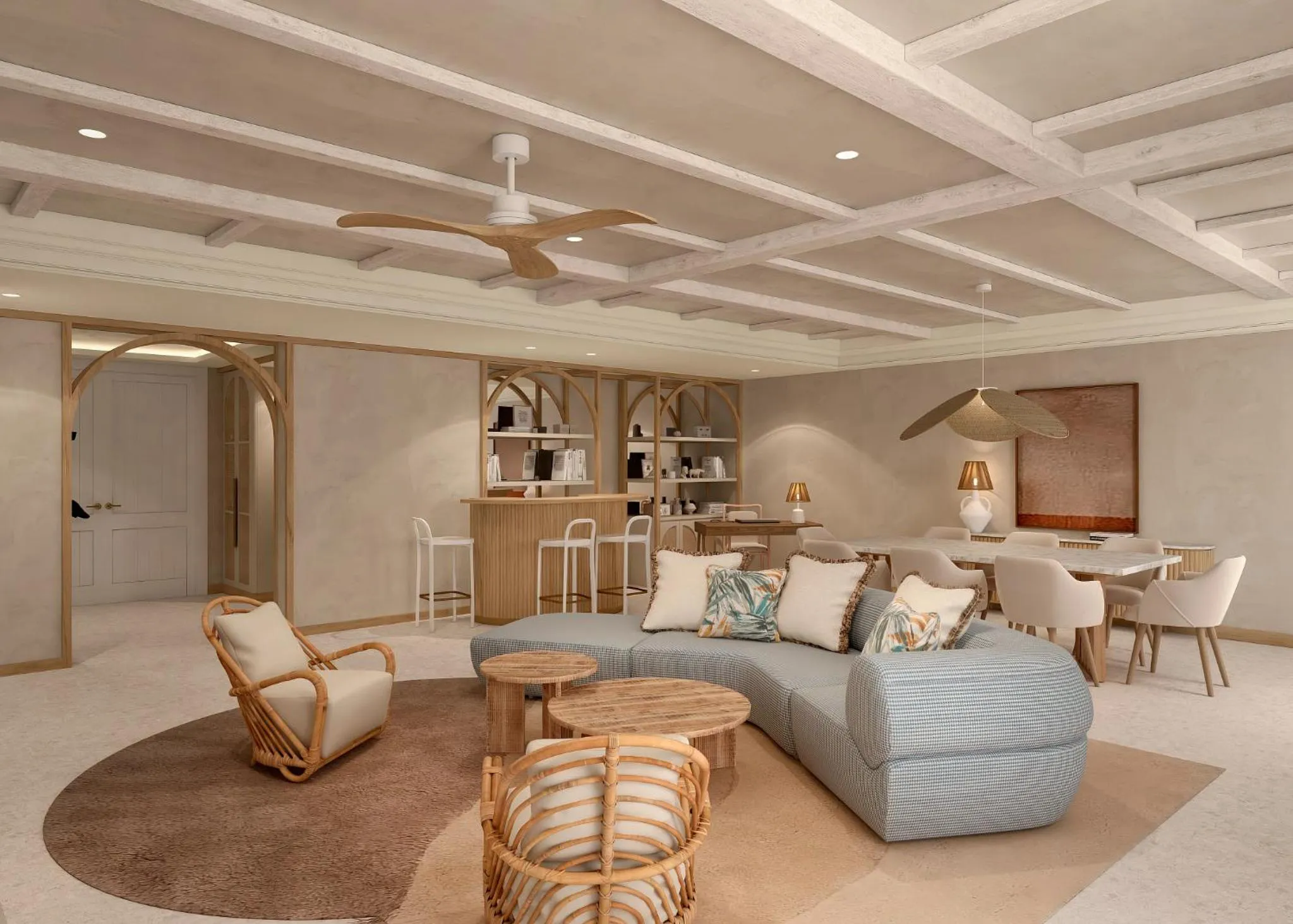 Living room in Dreams Playa Esmeralda Resort & Spa - All Inclusive