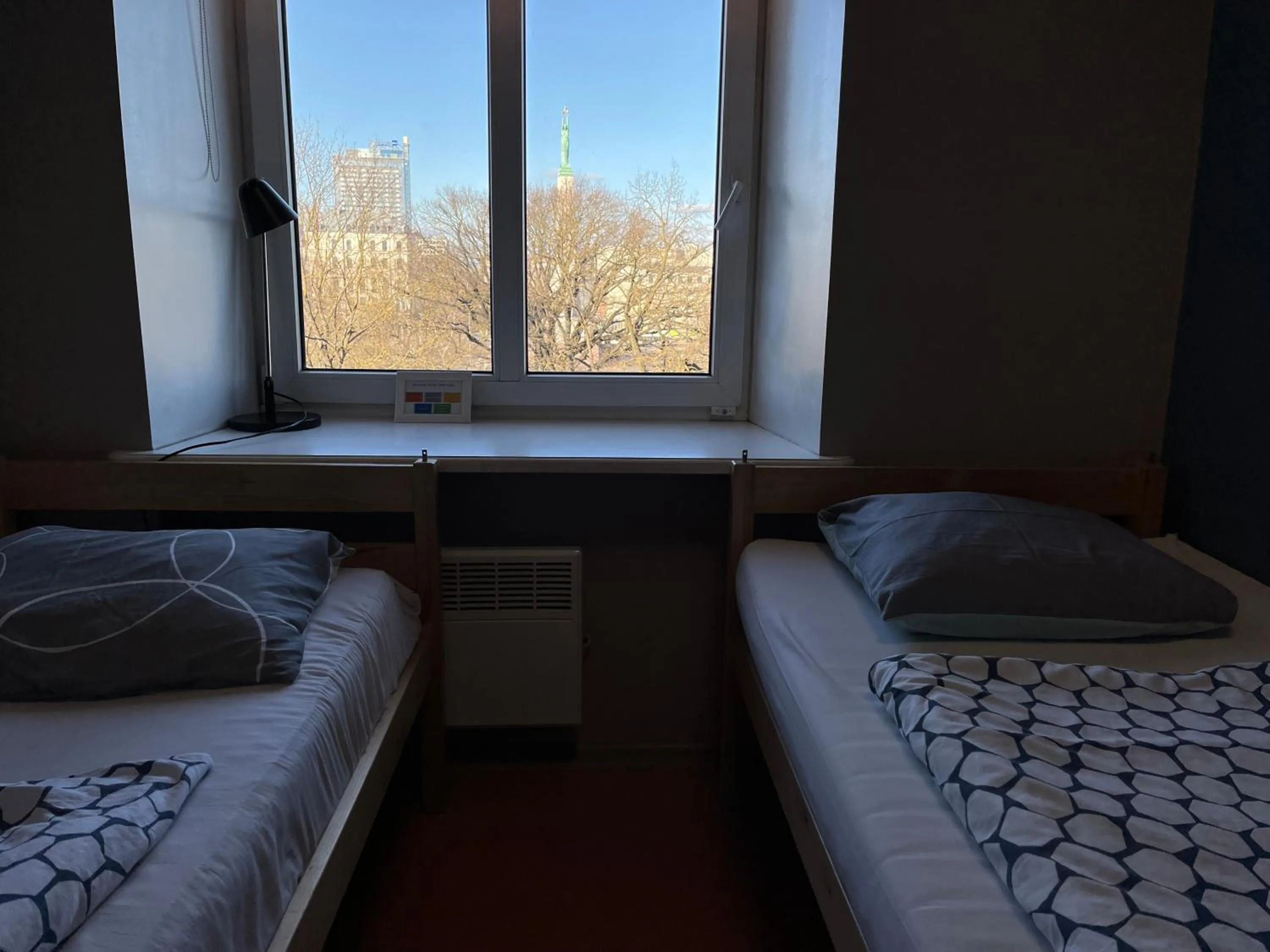 View (from property/room), Bed in Liberty Airy