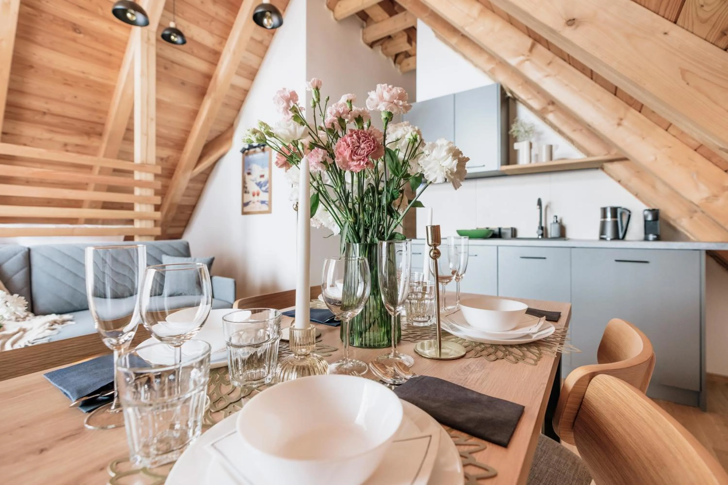 Kitchen or kitchenette in Apres Ski Bachleda - LoftAffair Collection