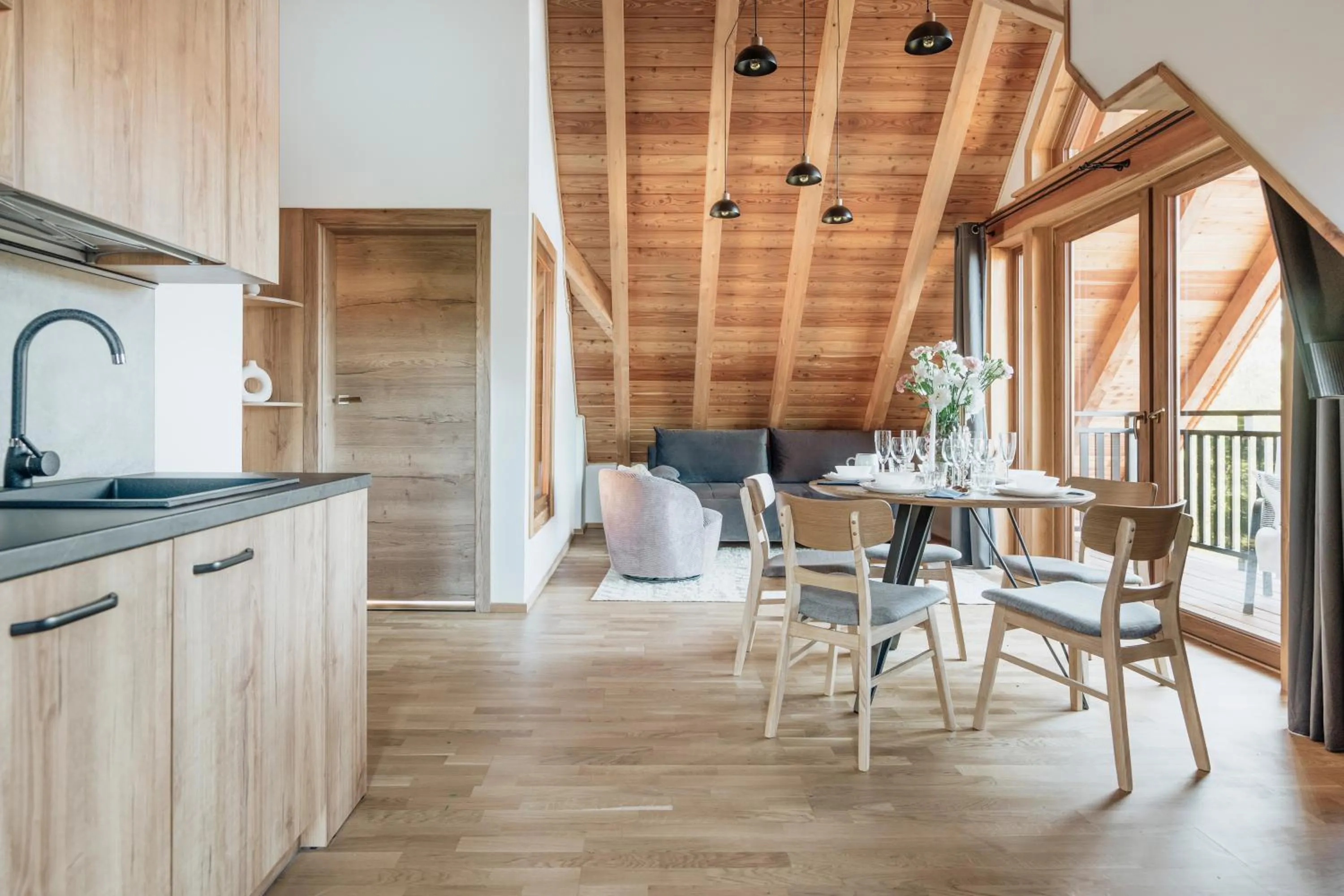 Kitchen or kitchenette in Apres Ski Bachleda - LoftAffair Collection