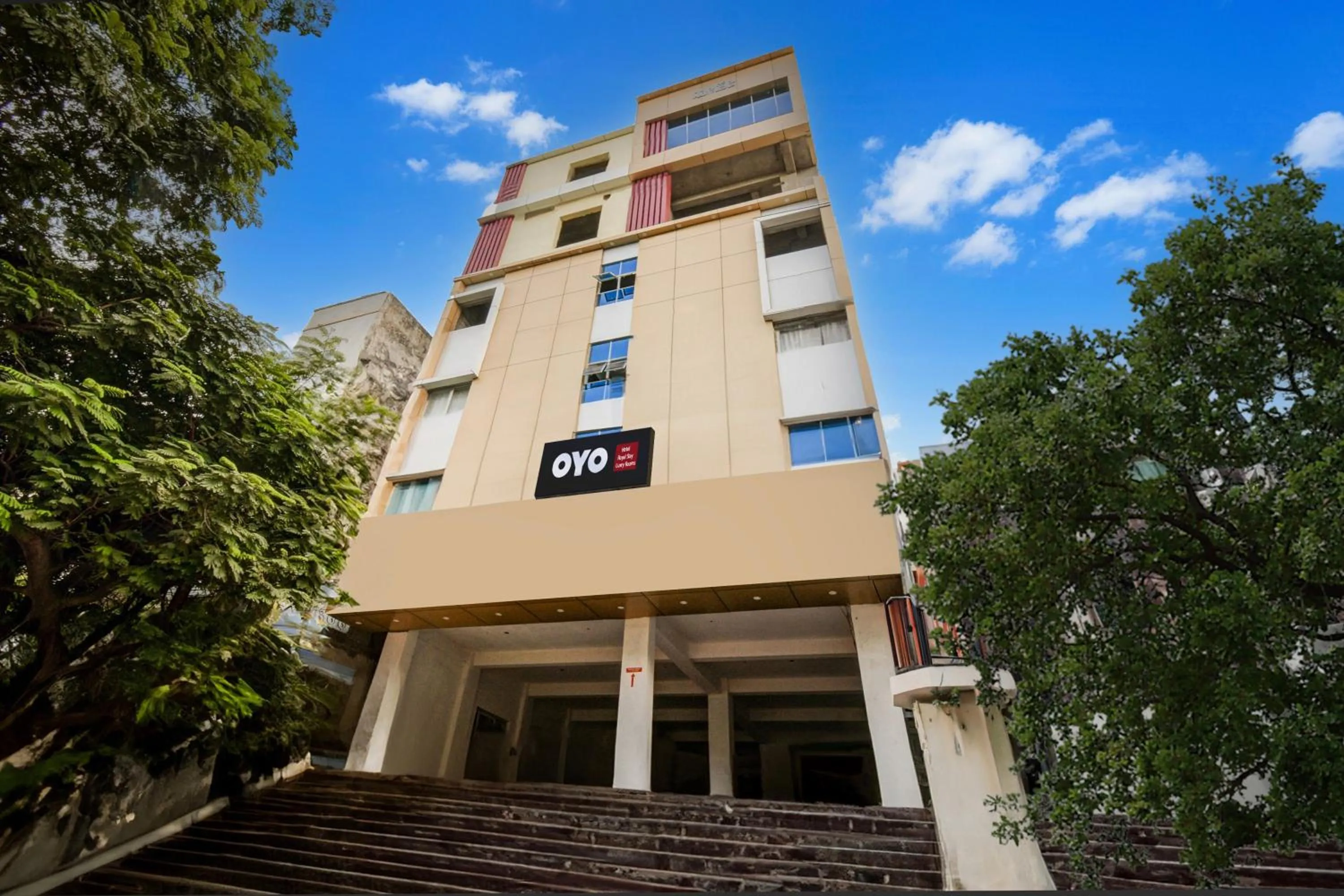 Facade/entrance in Hotel O Royal Stay Luxury Rooms