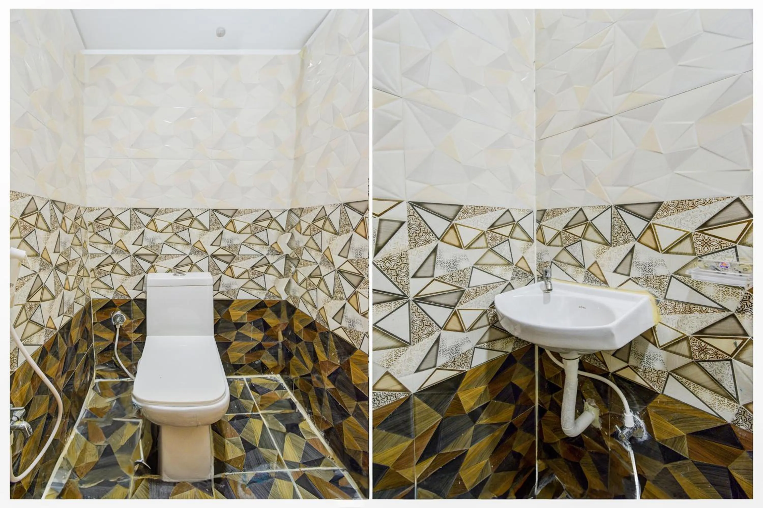 Bathroom in Hotel O Royal Stay Luxury Rooms