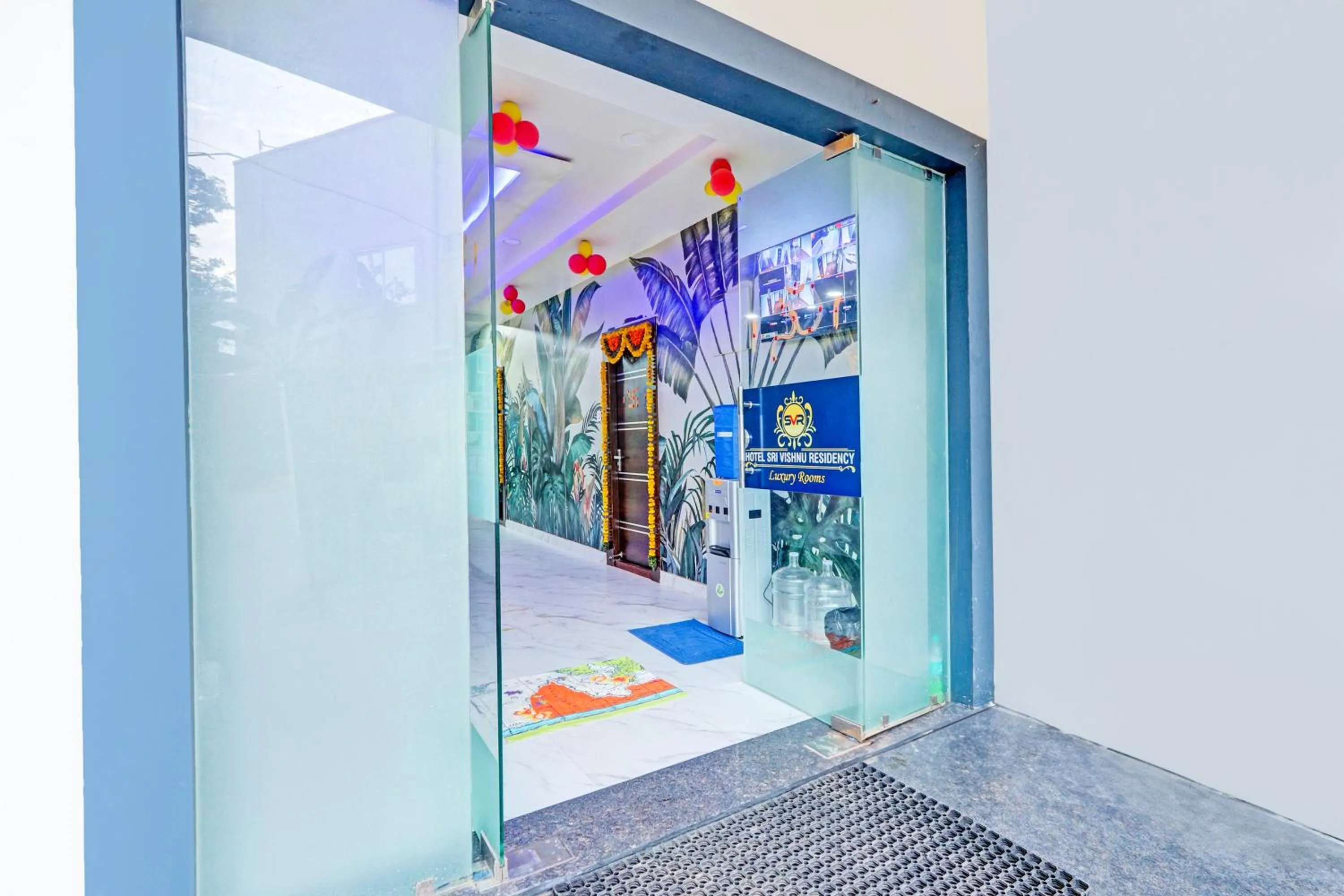 Facade/entrance in Super Hotel O SRI VISHNU RESIDENCY