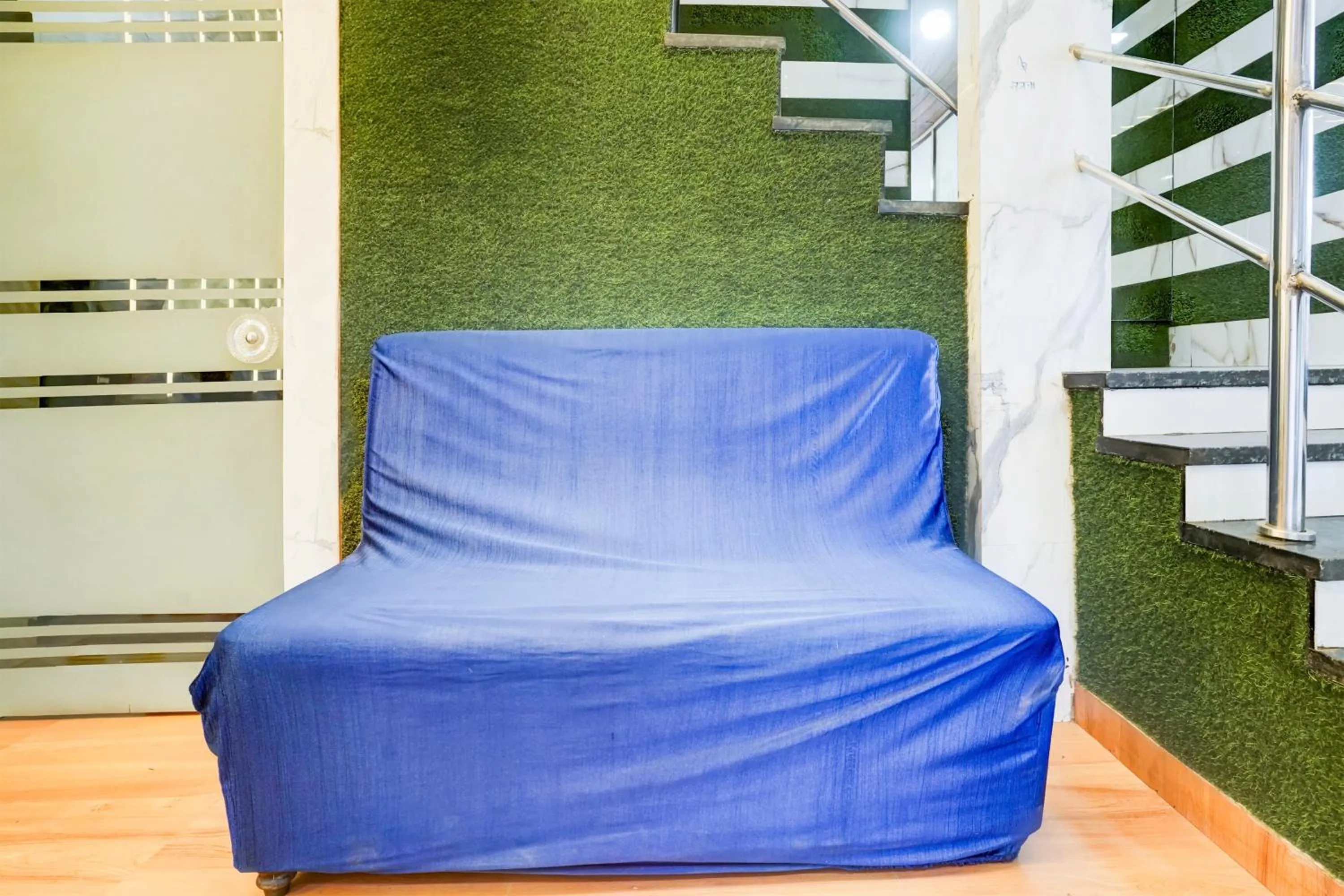 Lobby or reception in Hotel O Shiv Sai Residency Lodging & Boarding