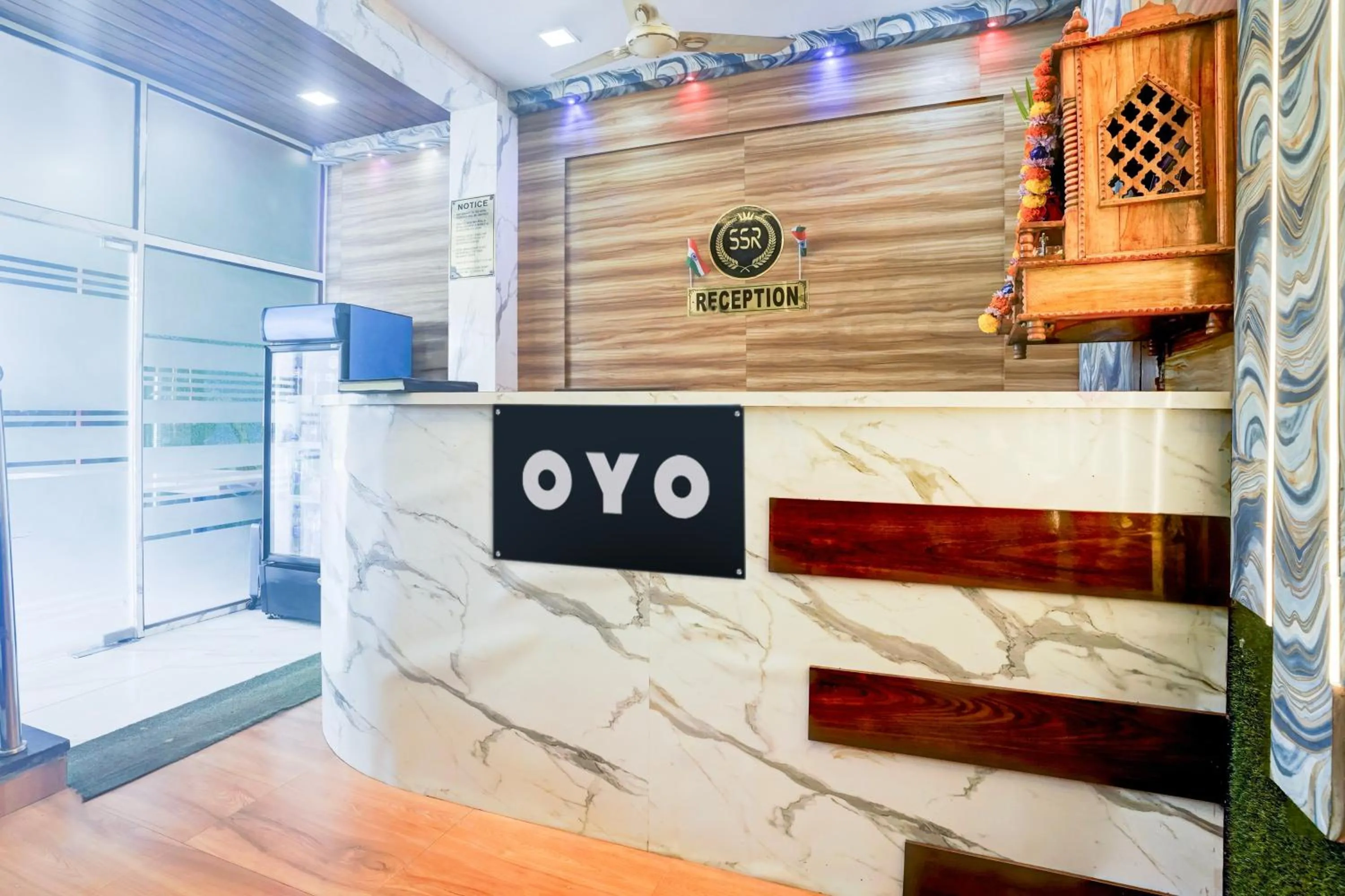 Lobby or reception in Hotel O Shiv Sai Residency Lodging & Boarding