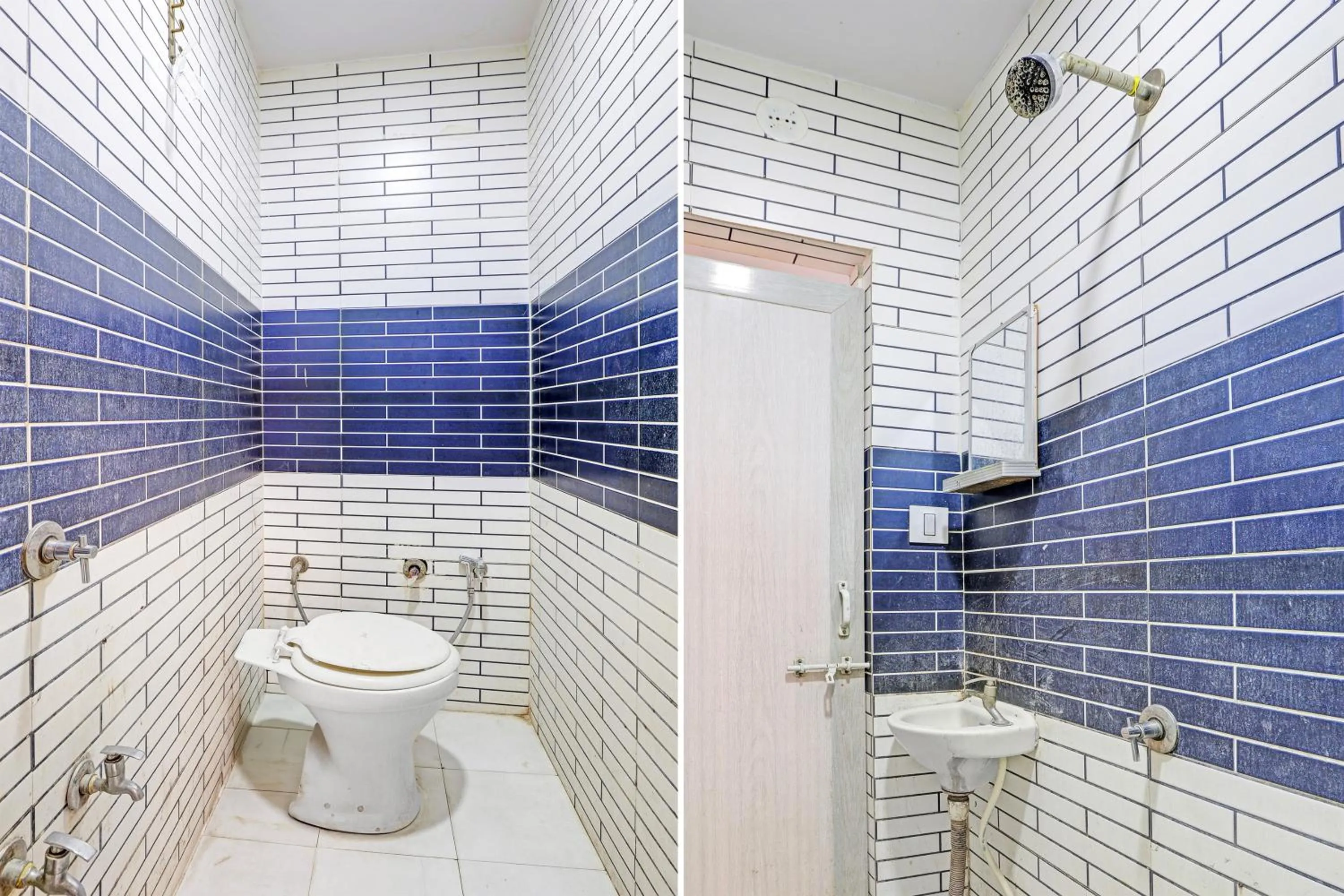 Bathroom in hotel O kalyan