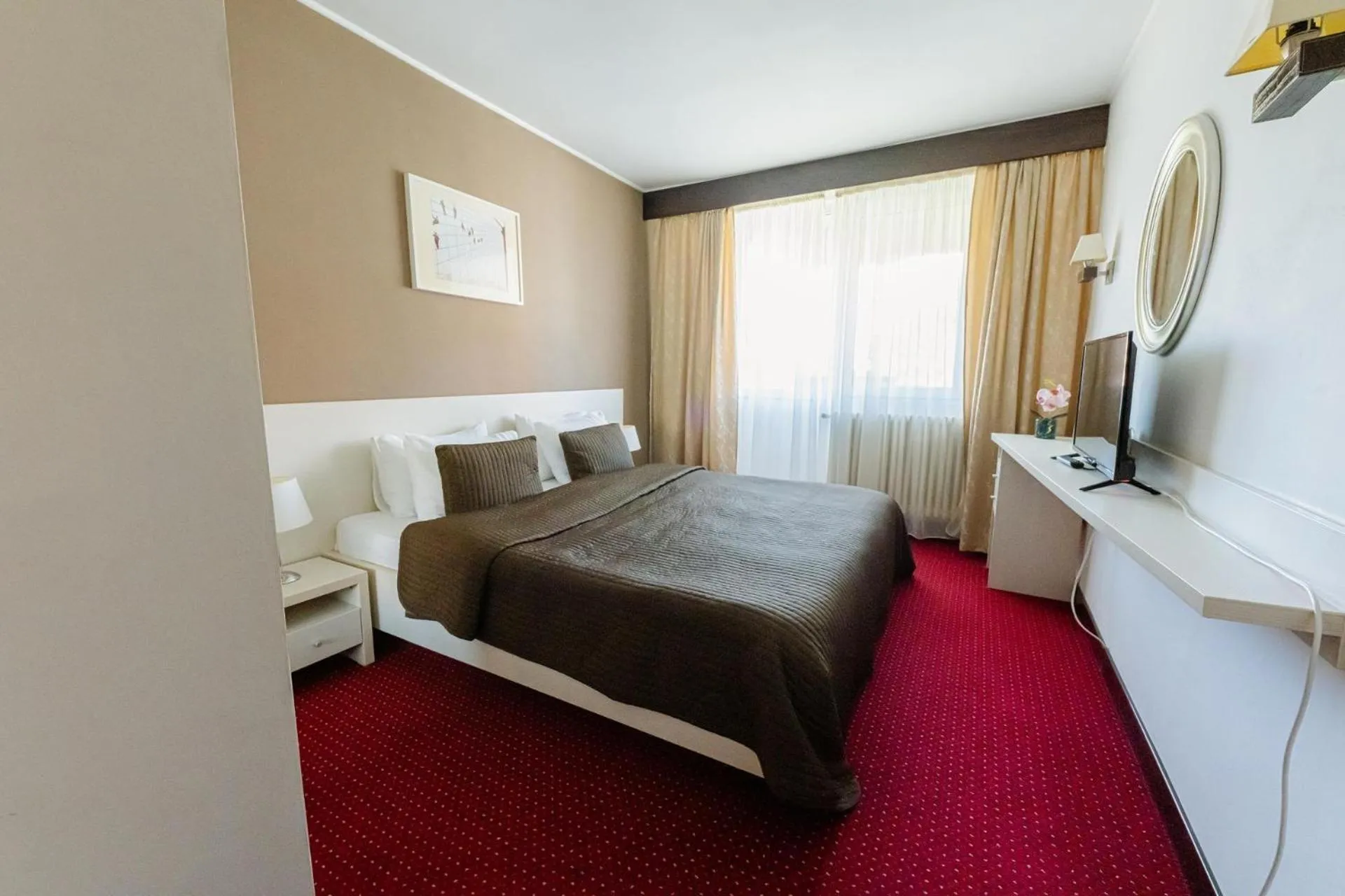 Bedroom, Bed in Hotel Sport B90