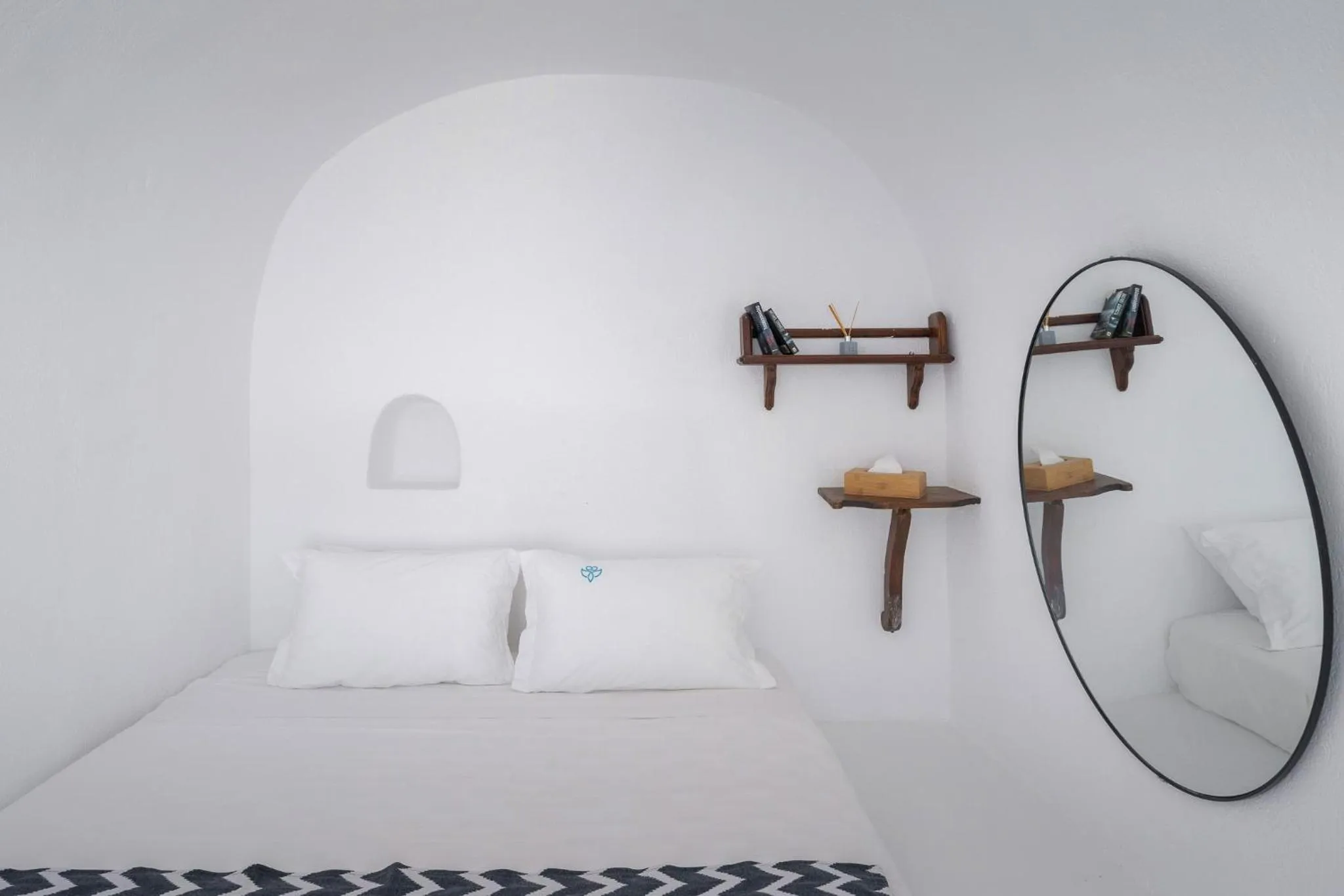 Bed in Sophia Luxury Suites