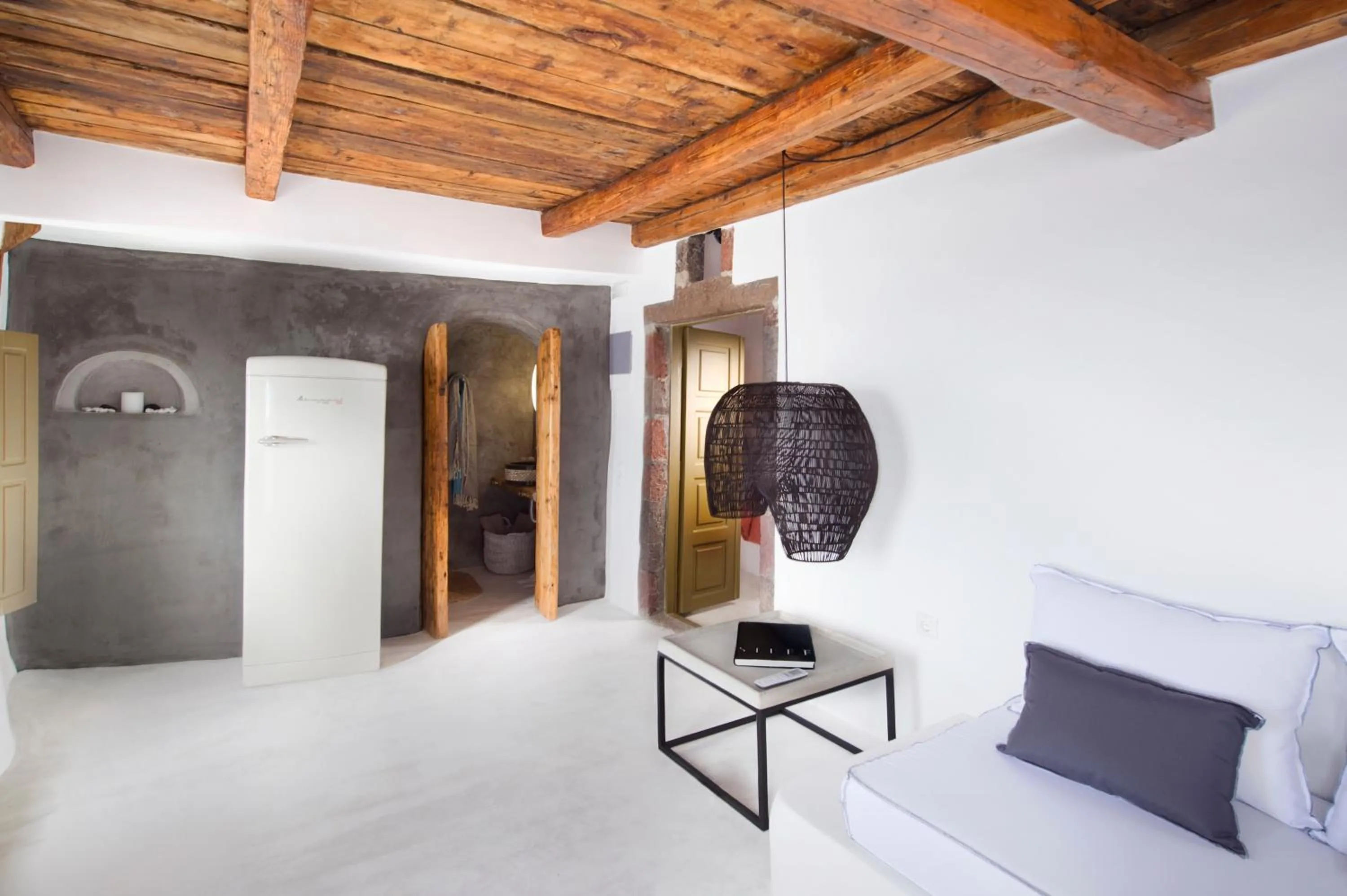 Seating area, Bed in Sophia Luxury Suites