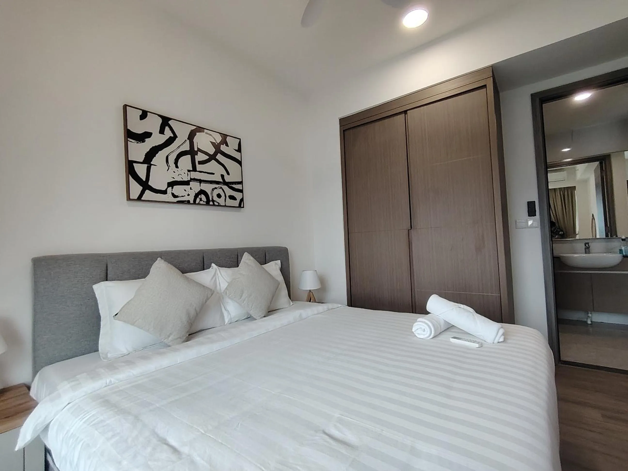 Bed in Agile Residence Kuala Lumpur