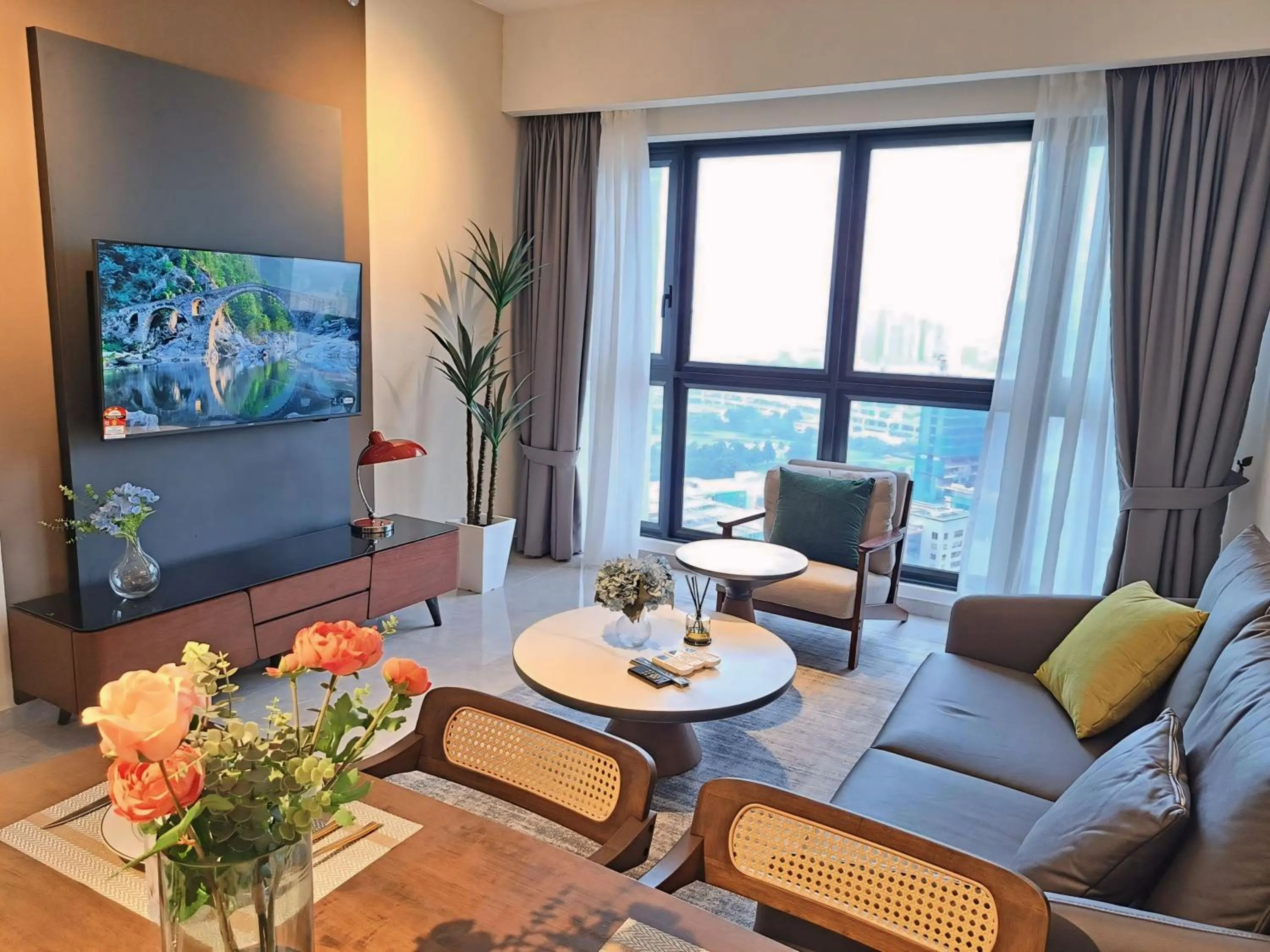 Communal lounge/ TV room in Agile Residence Kuala Lumpur