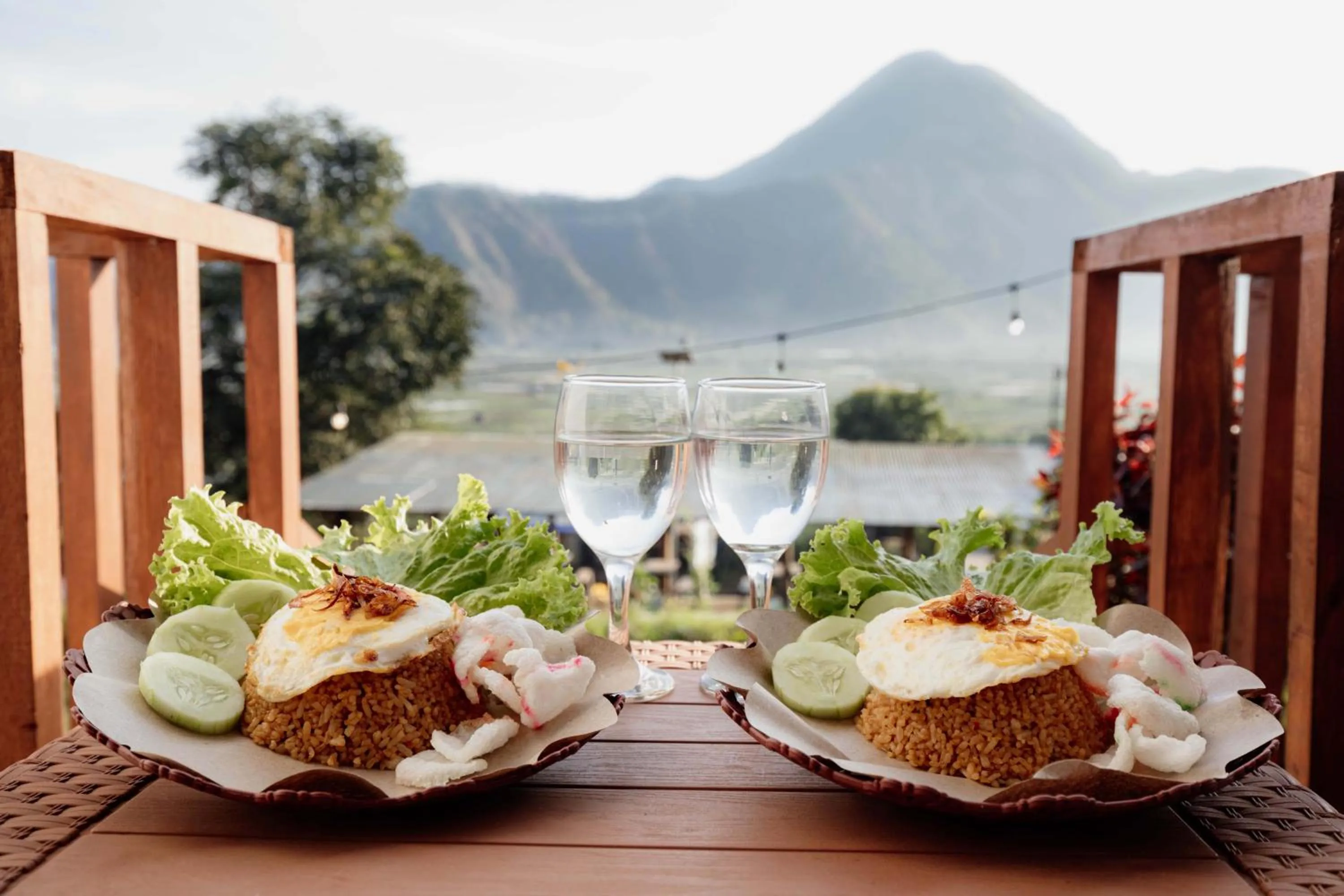 Food and drinks in INKA Vilas Sembalun