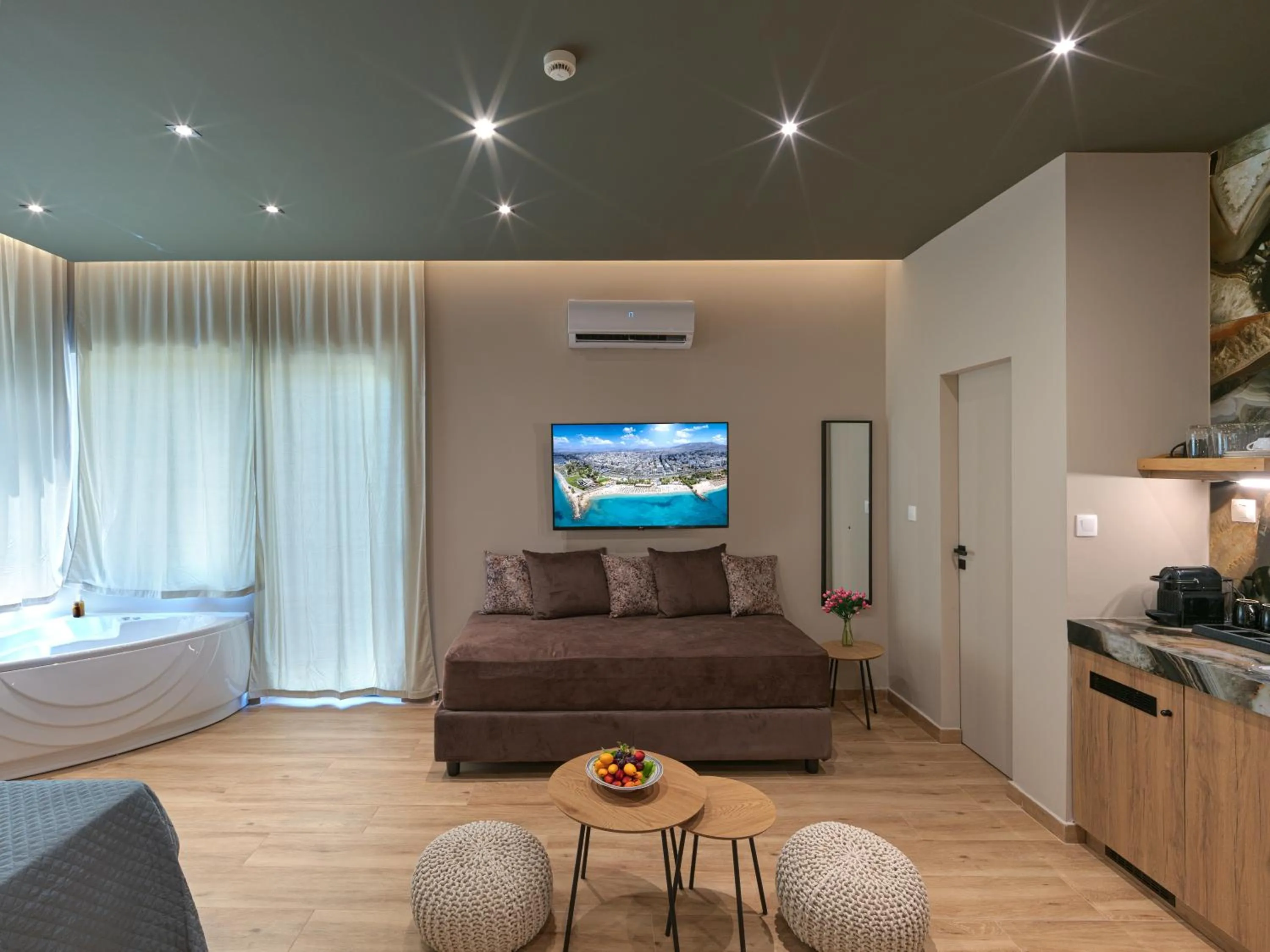 Photo of the whole room in YaPe Coastal Suites at Alimos Beach