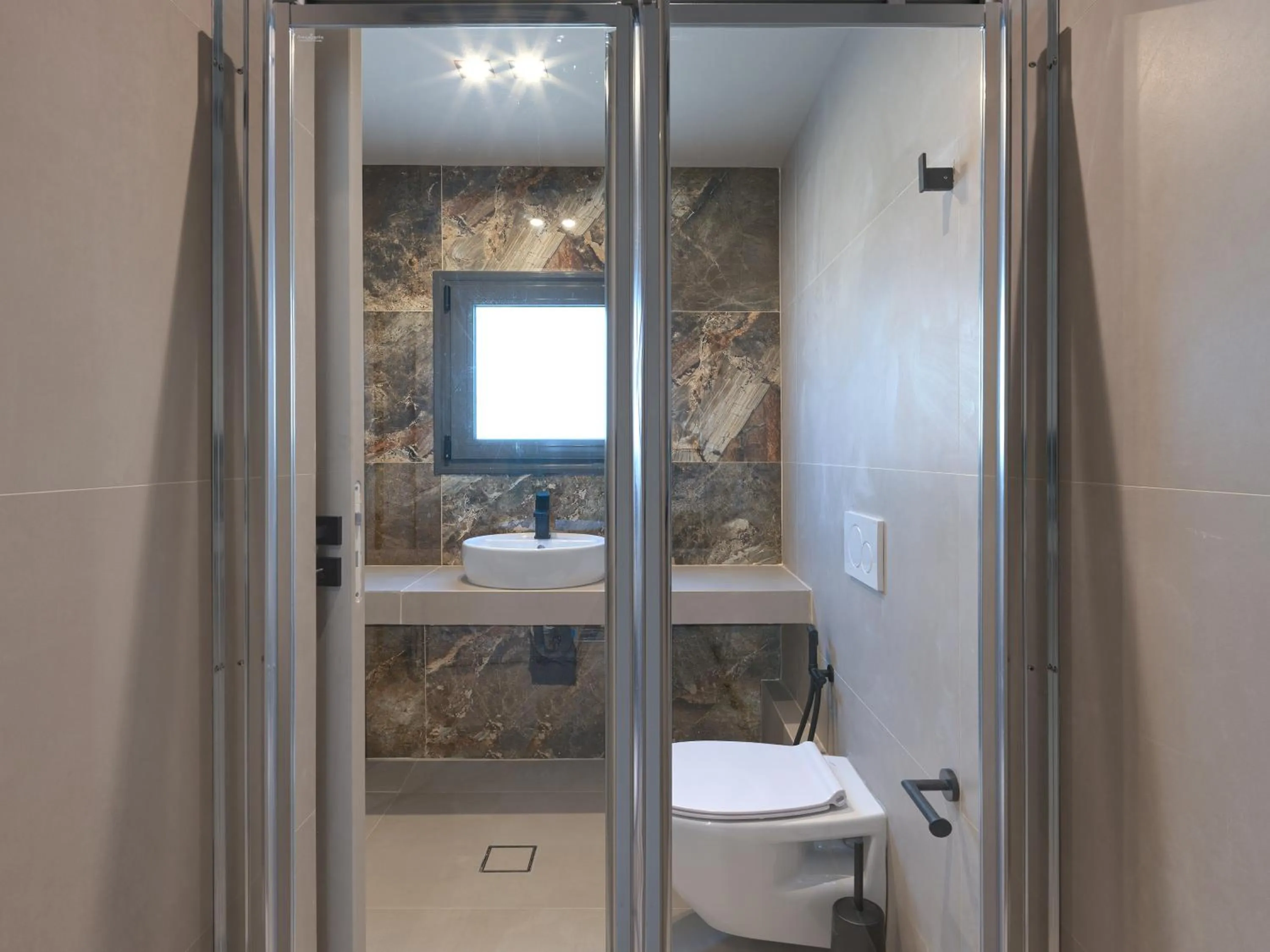 Bathroom in YaPe Coastal Suites at Alimos Beach