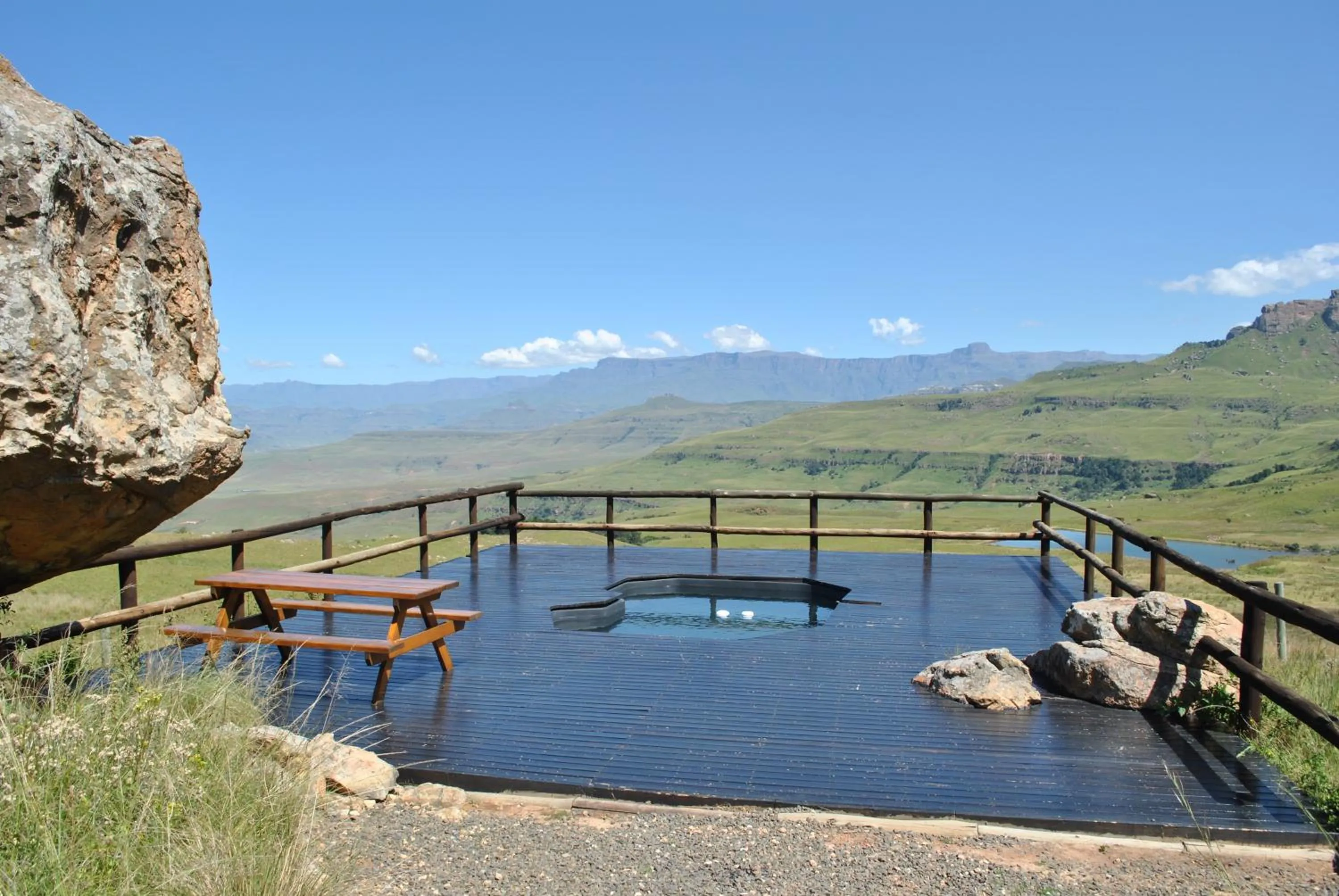 Natural landscape in Greenfire Drakensberg Lodge