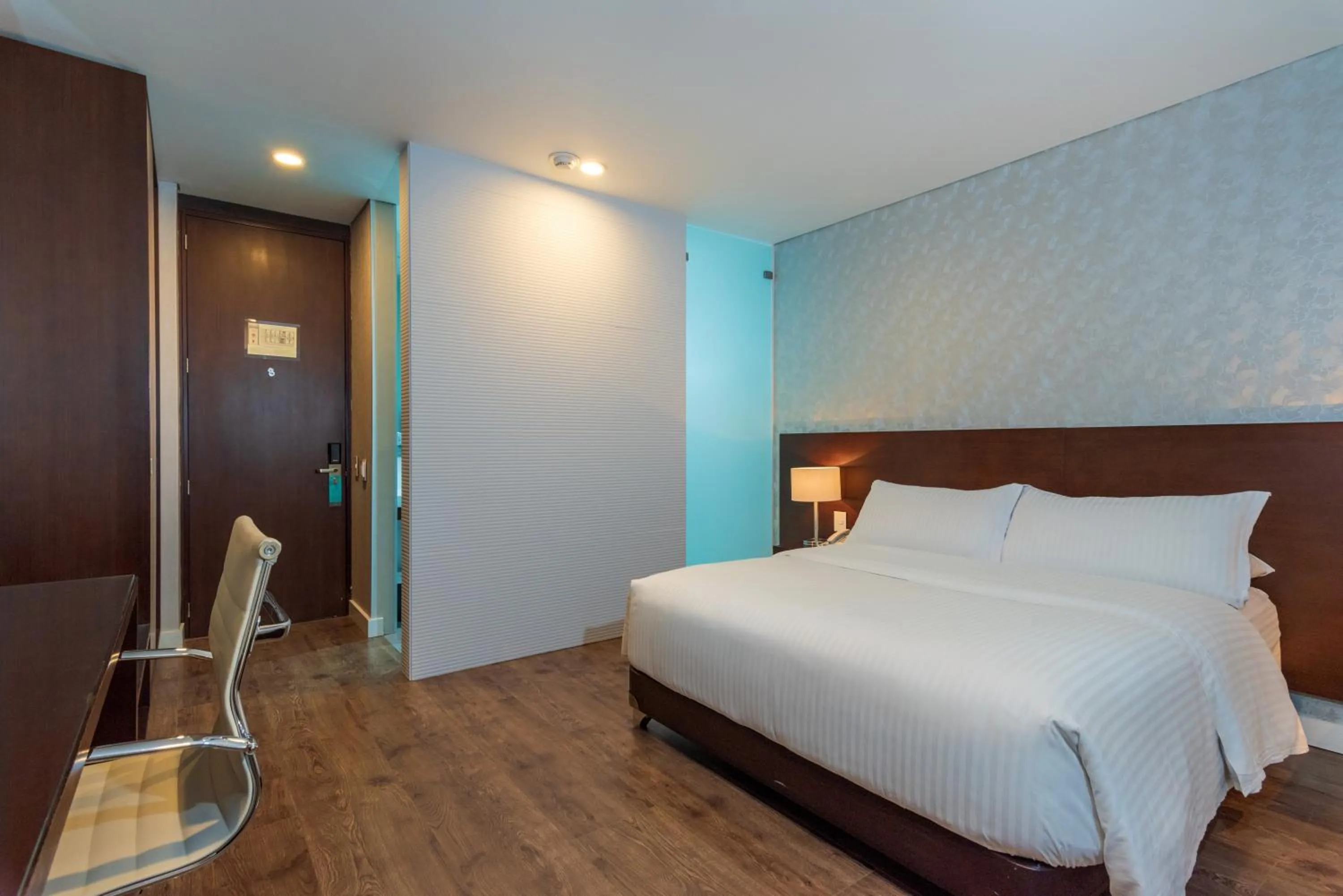 Bed in Hotel Santa Barbara Boutique