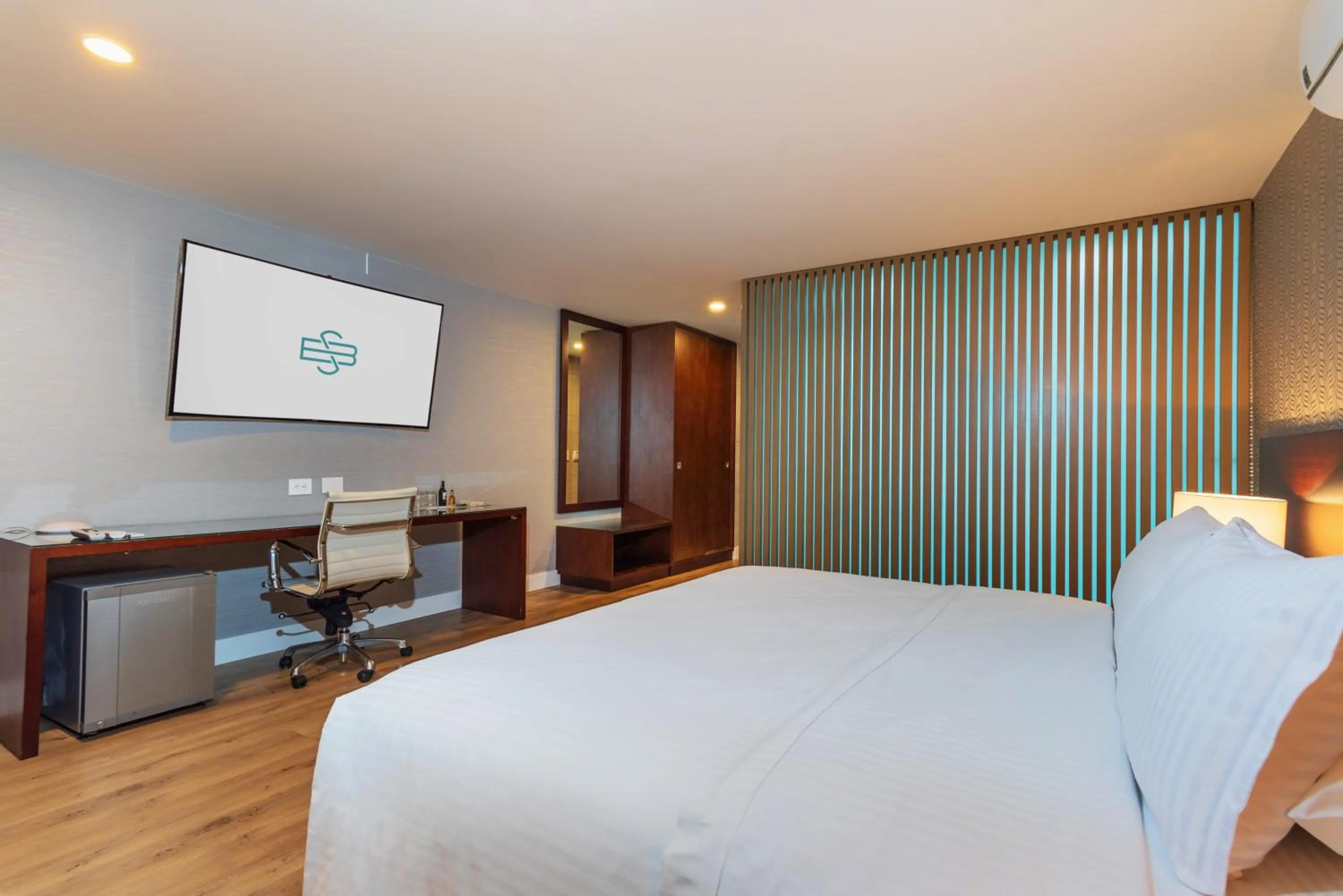 Bed in Hotel Santa Barbara Boutique