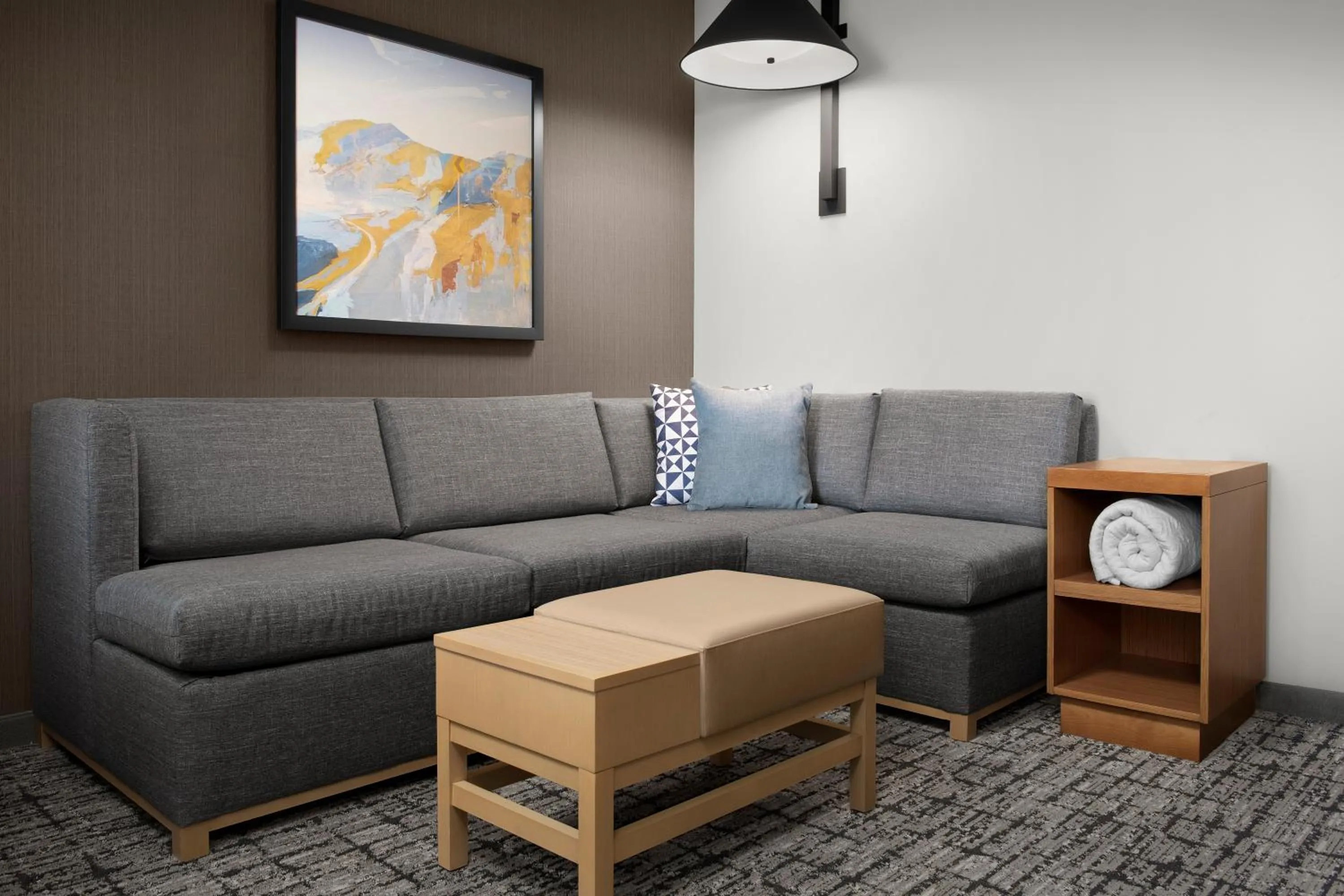 Seating area in Hyatt Place Boulder Pearl Street - Newly Renovated