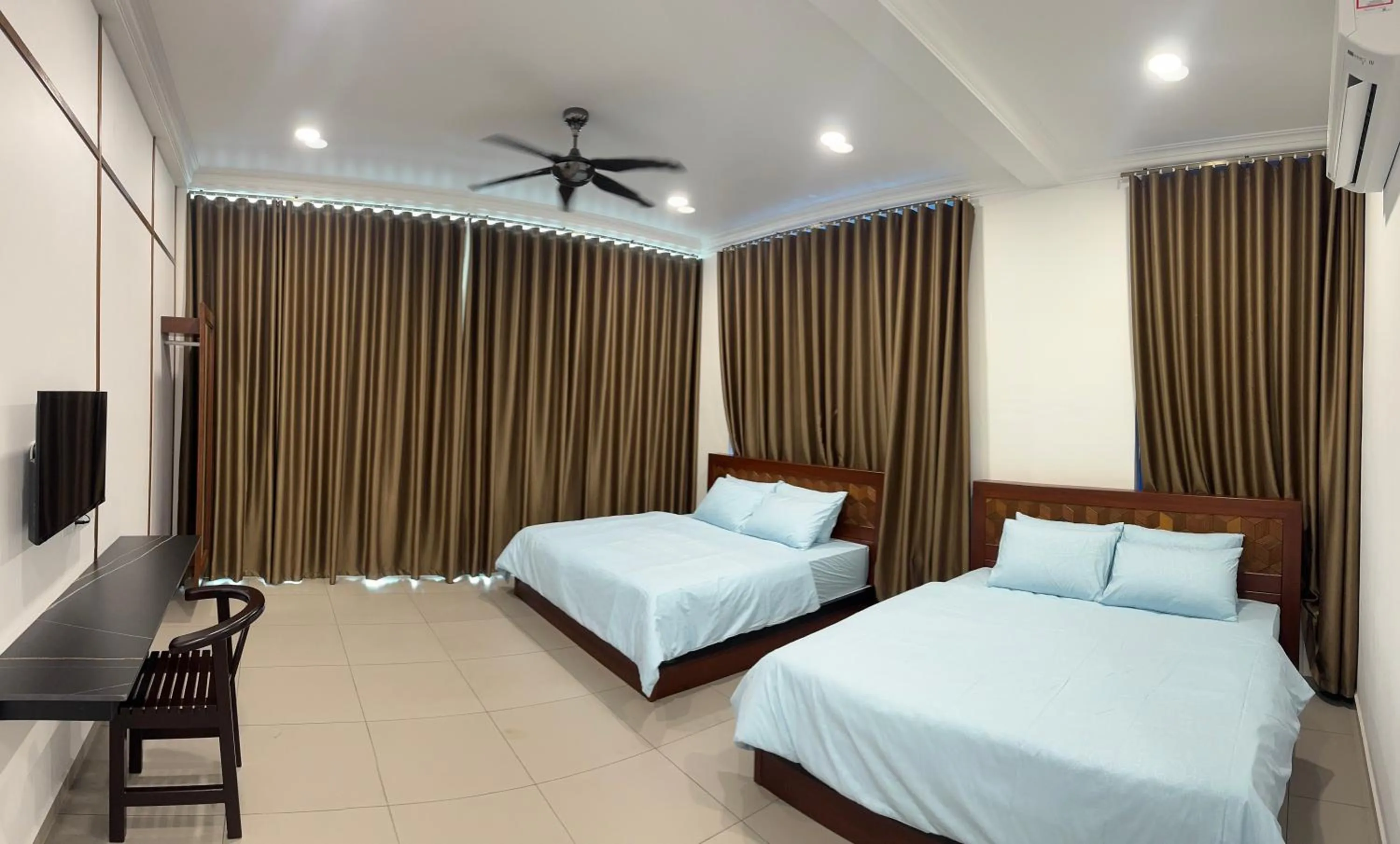 Bed in LSH Perlis Rest House