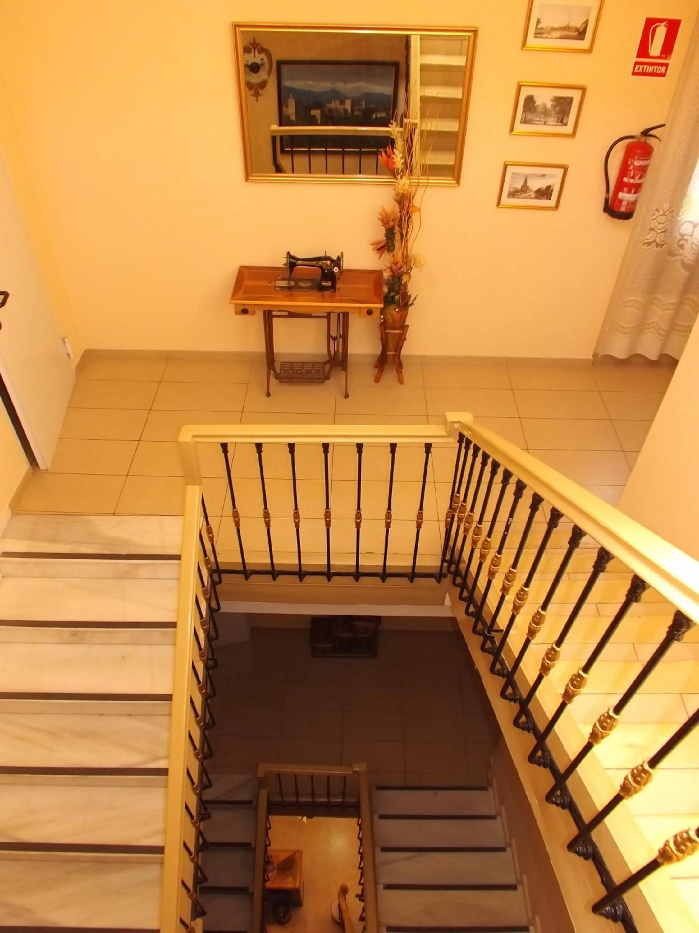 Decorative detail in Hostal Costa Azul