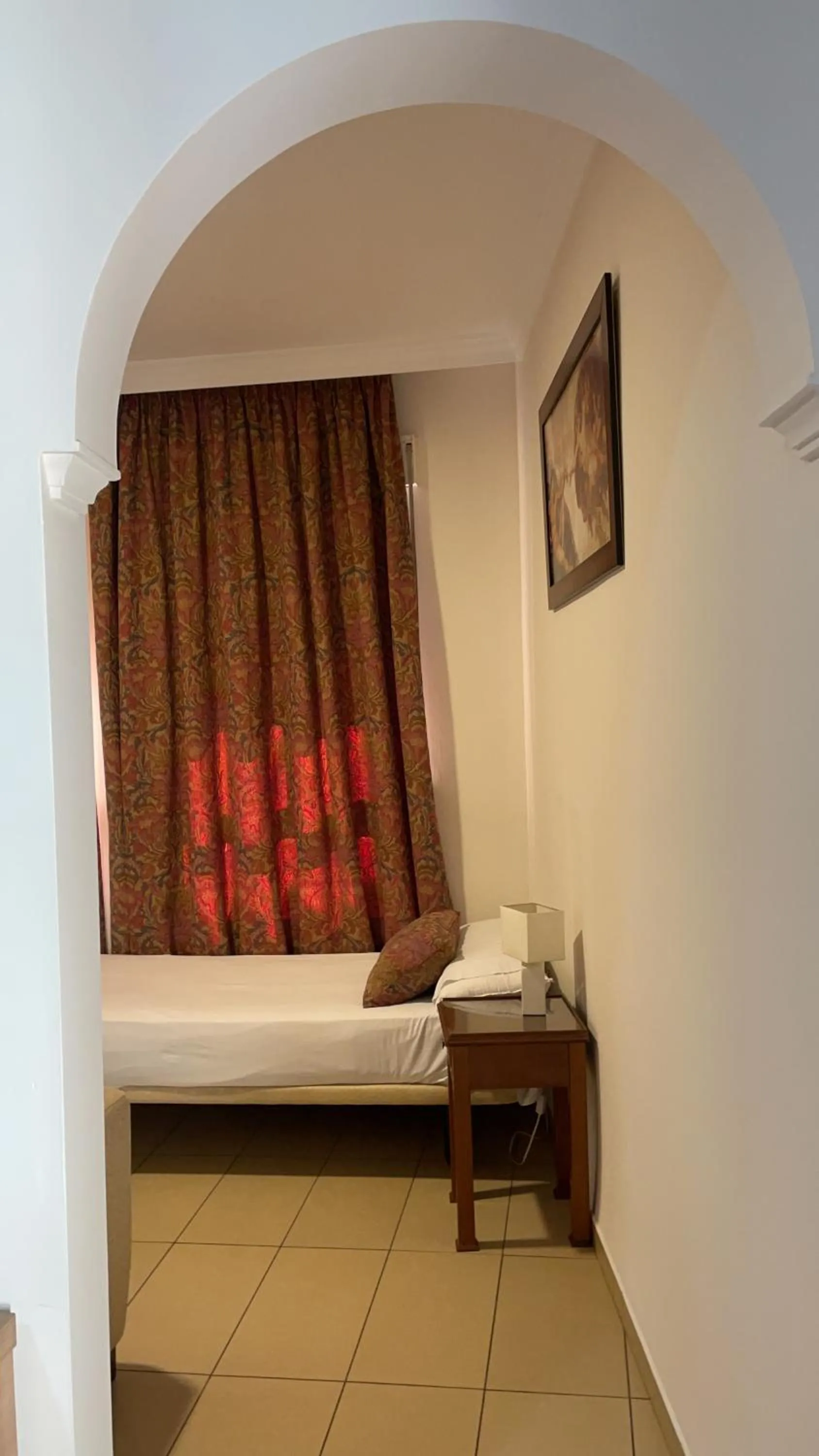 Living room, Bed in Hostal Costa Azul