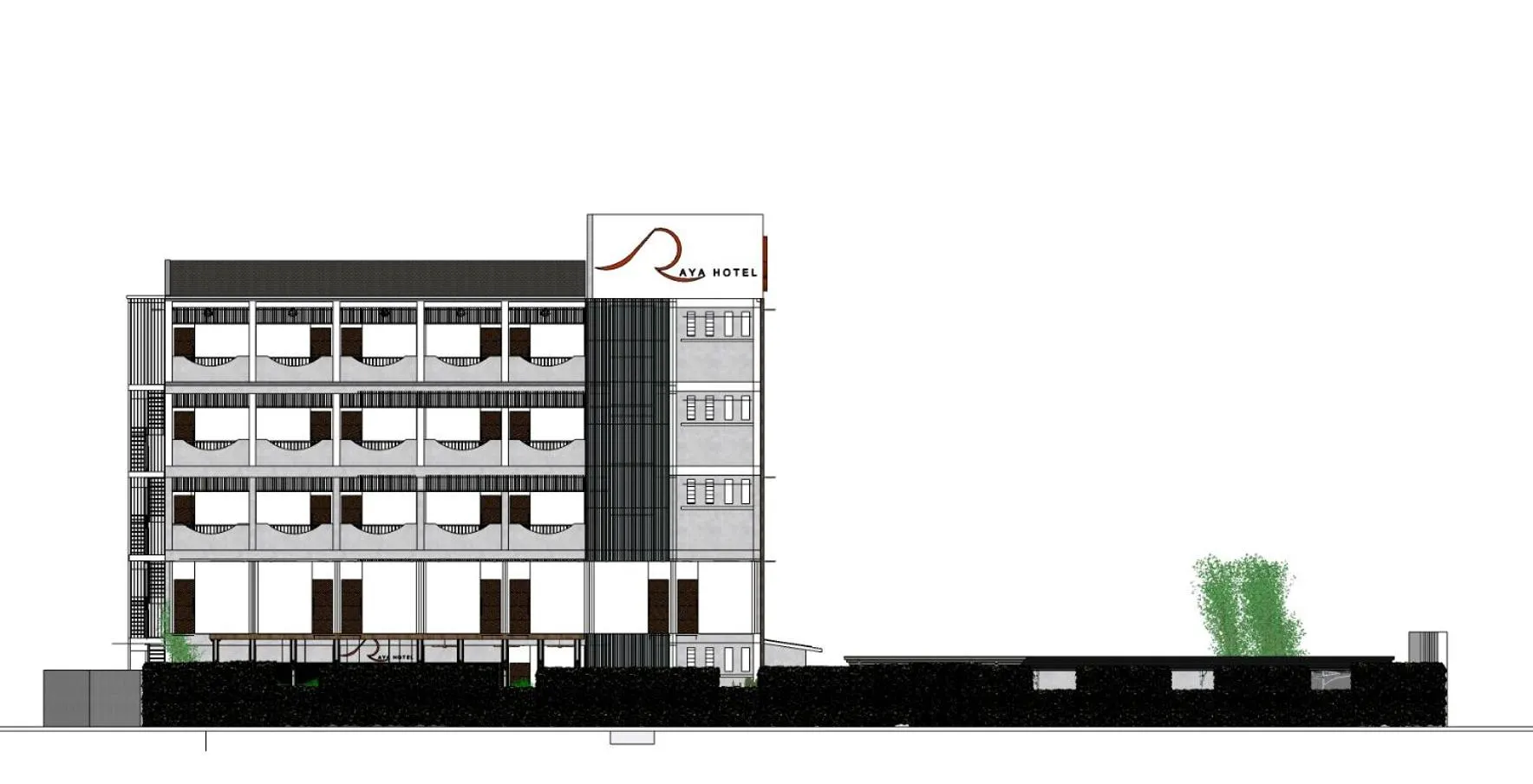 Property building in Raya Hotel Krabi