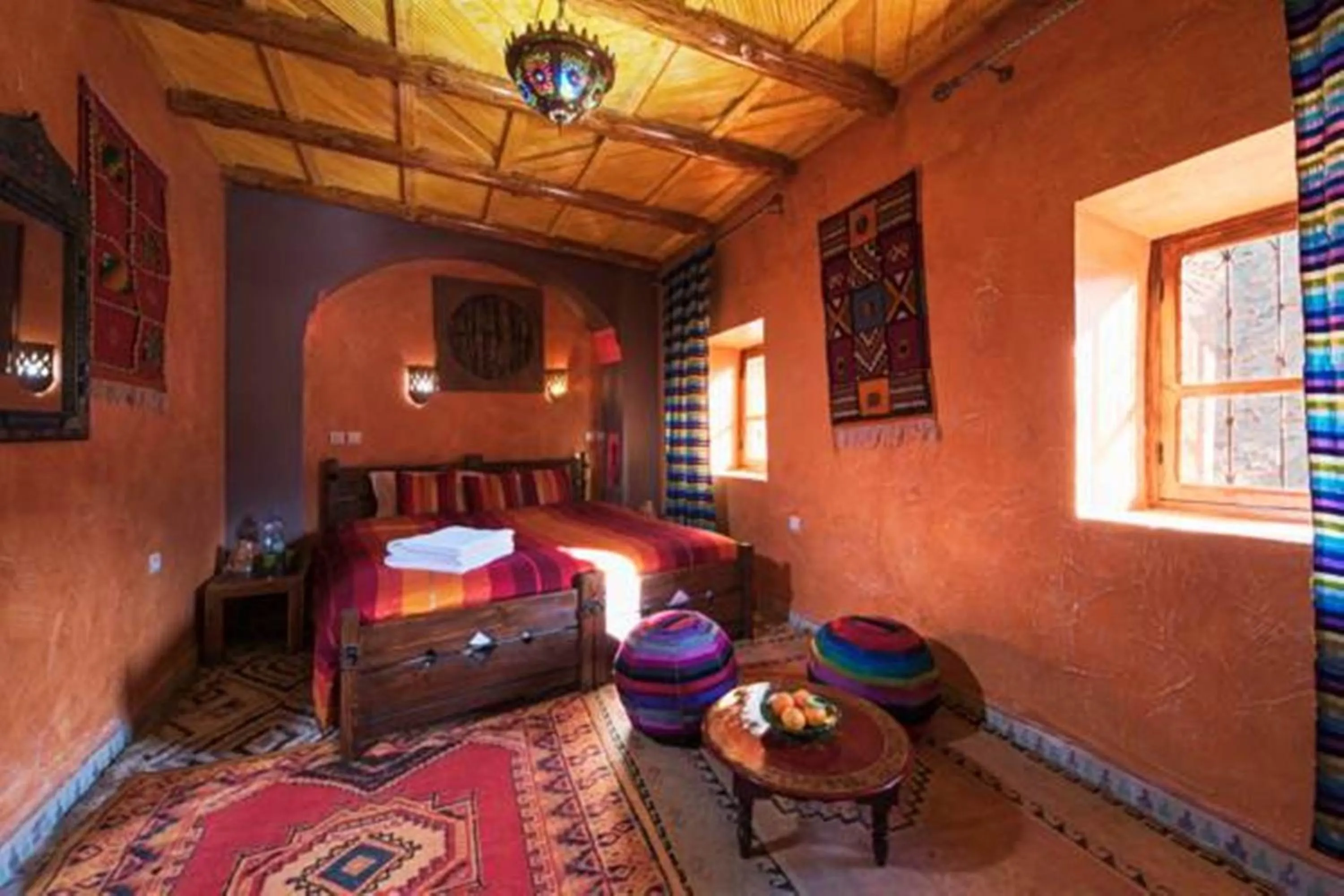 Day, Bed in Kasbah Imlil