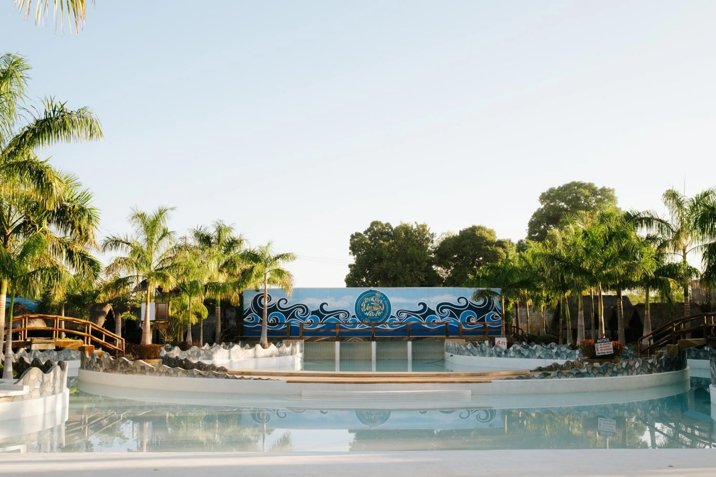 Swimming pool in Ilocos Urban Wave Resort