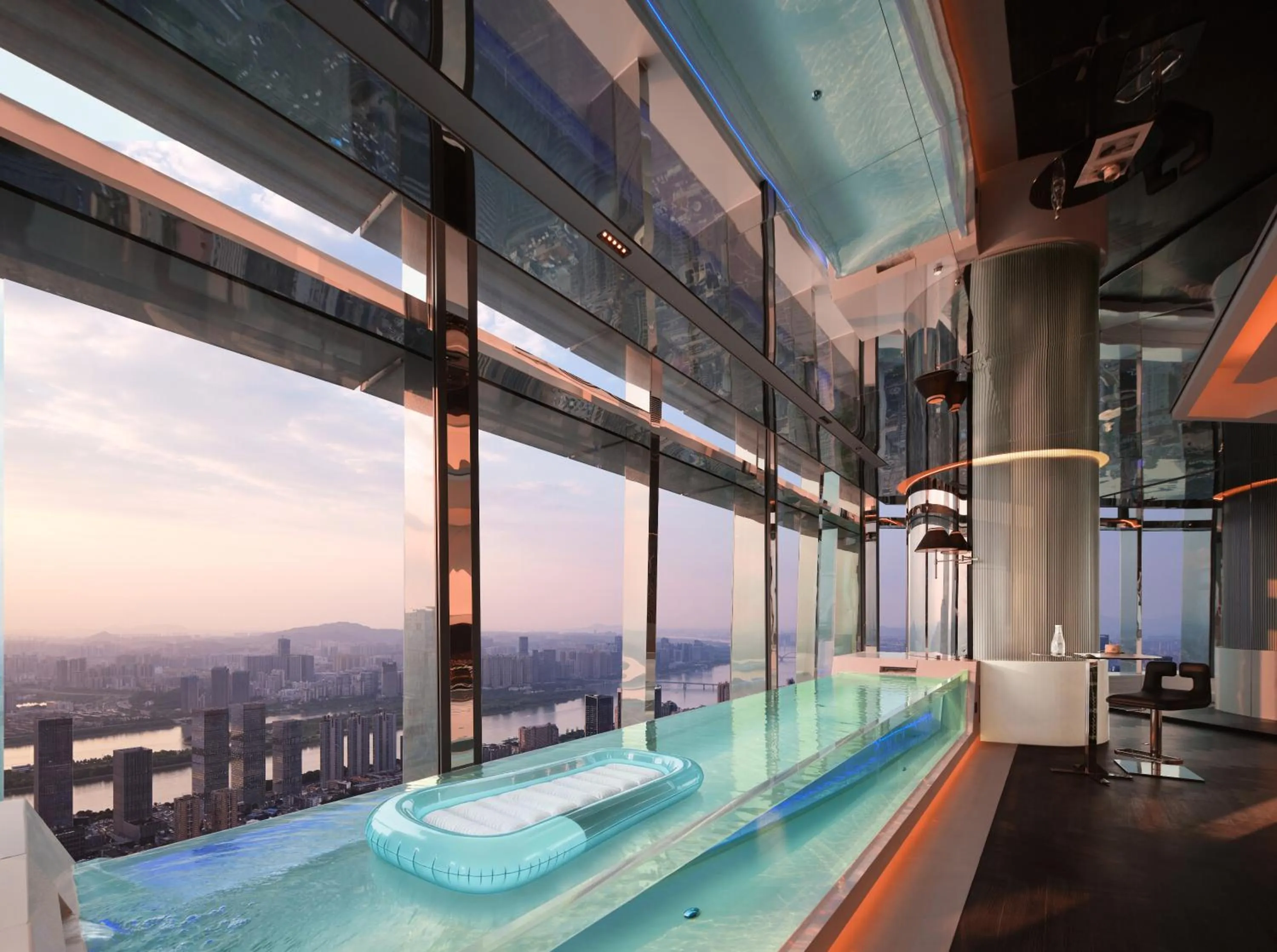 Hot Tub in ISEYA Panoramic Hotel Changsha Wuyi Square Flagship