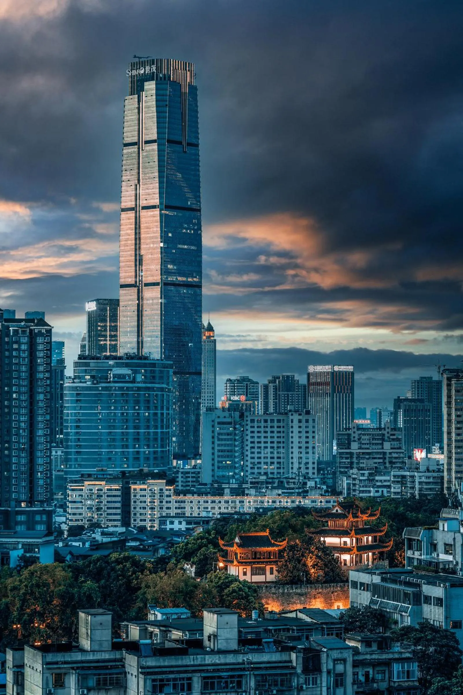 City view in ISEYA Panoramic Hotel Changsha Wuyi Square Flagship