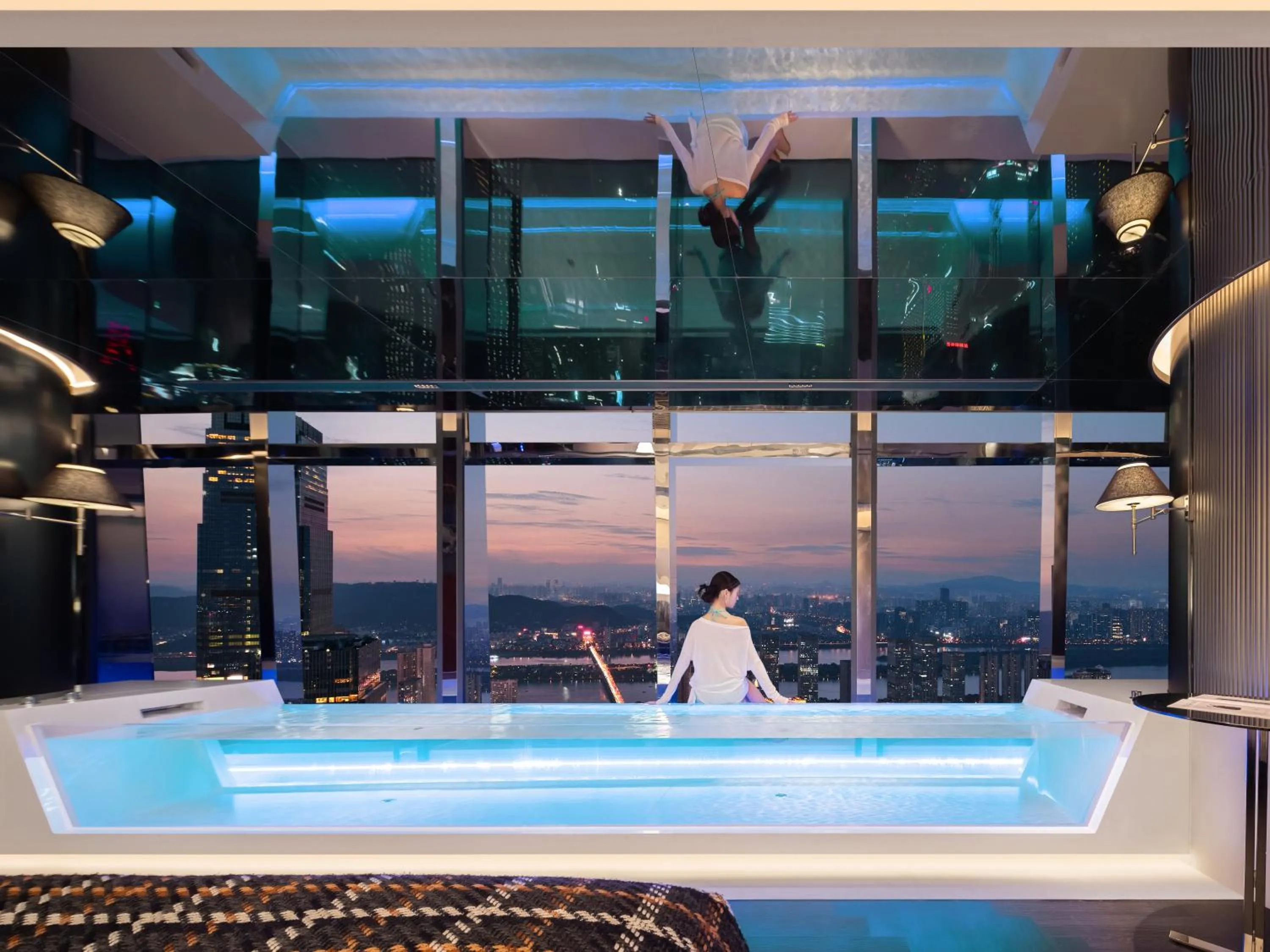 Hot Tub in ISEYA Panoramic Hotel Changsha Wuyi Square Flagship