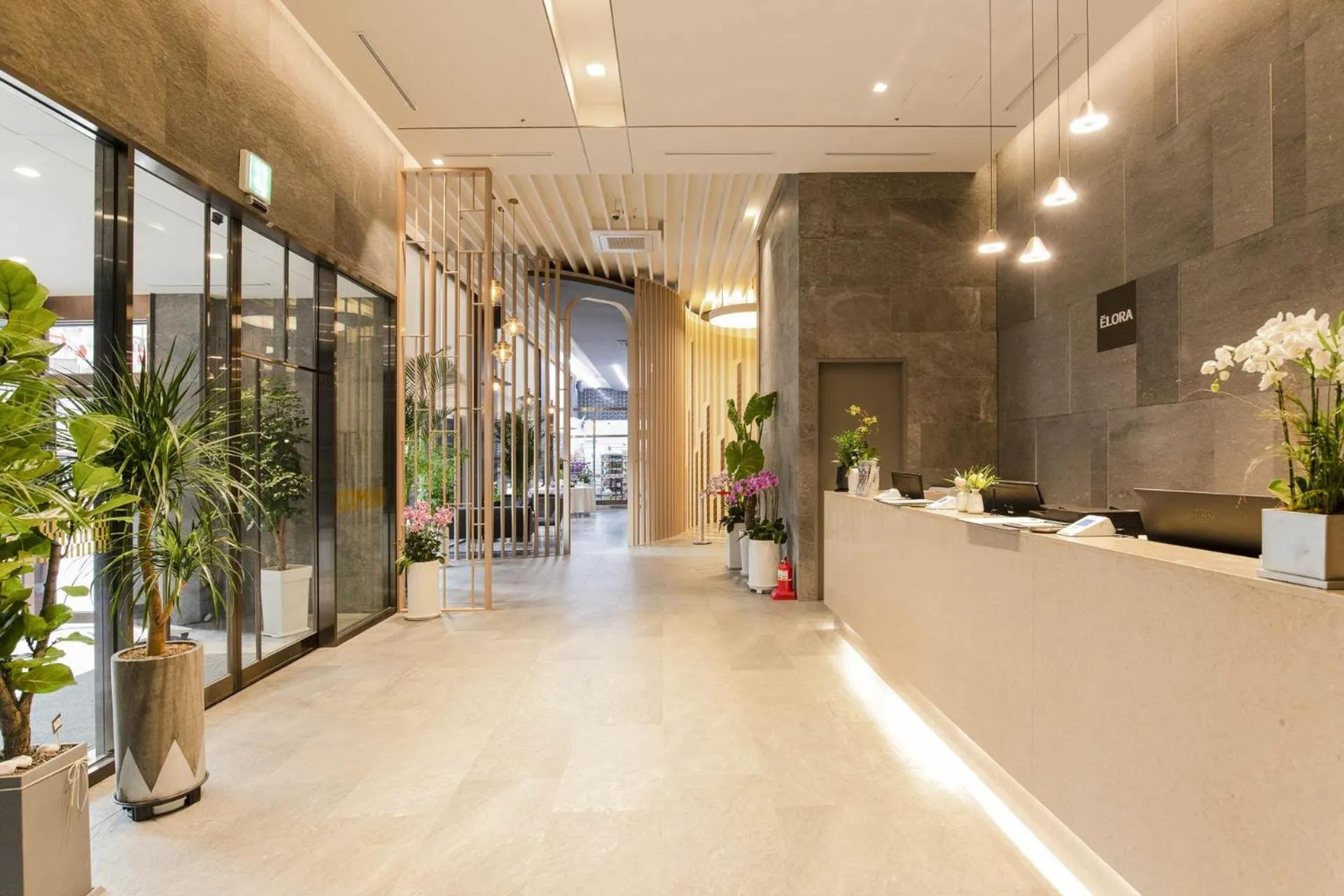 Lobby or reception in Hotel Elora