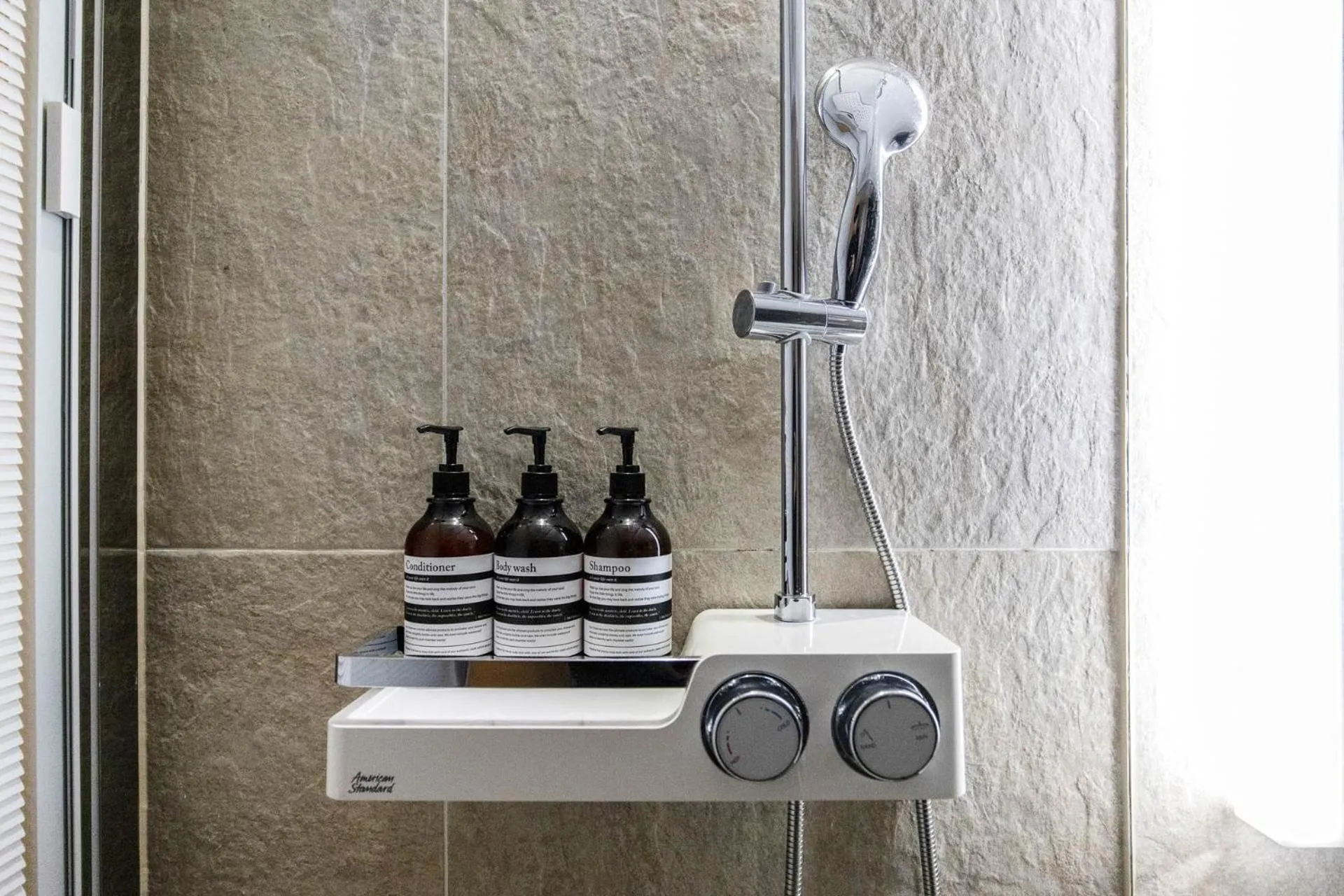 Shower in Hotel Elora