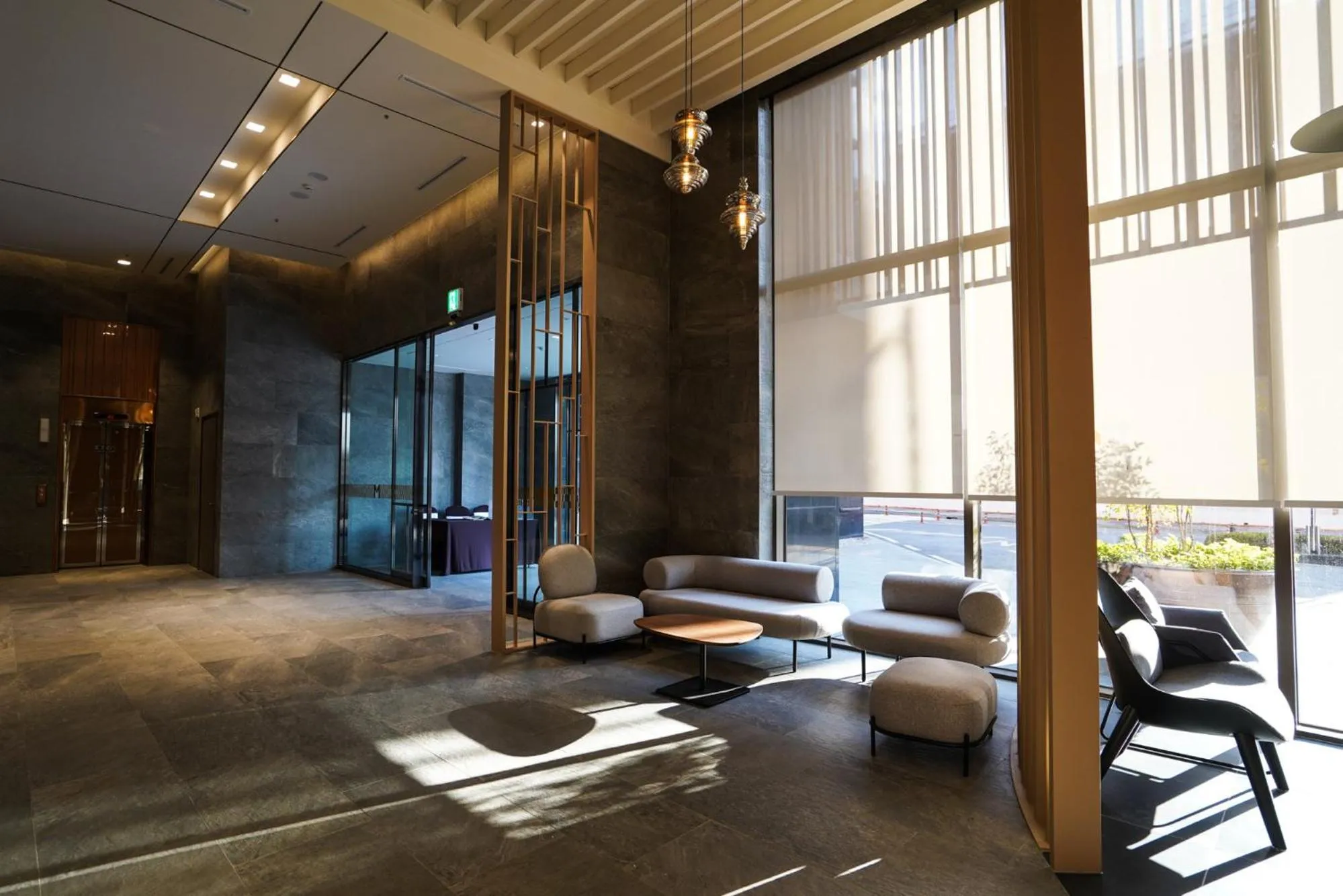 Seating area in Hotel Elora