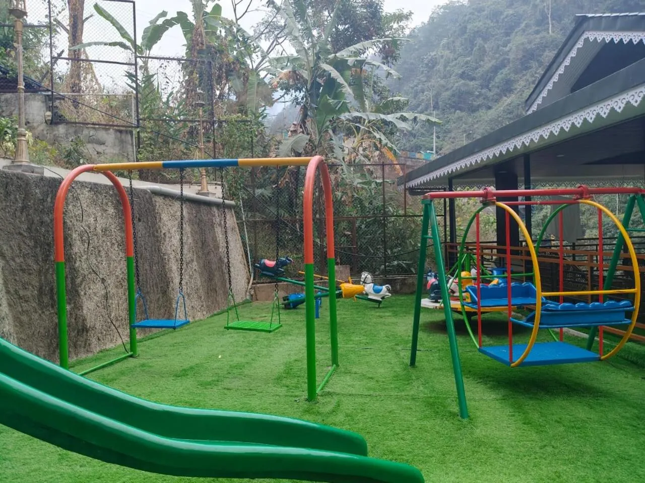 Children play ground in Nature's Nest Resort