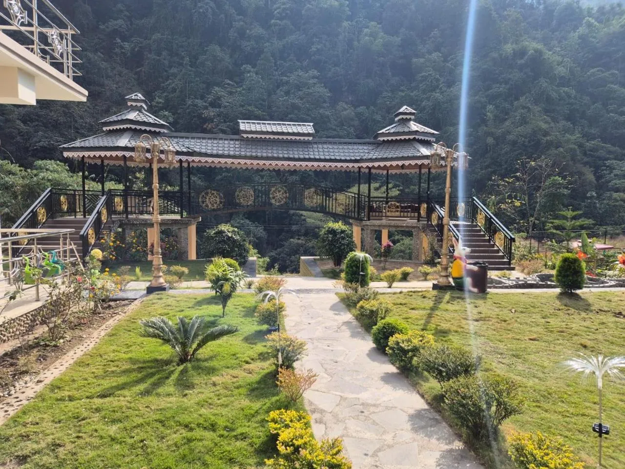 Garden in Nature's Nest Resort