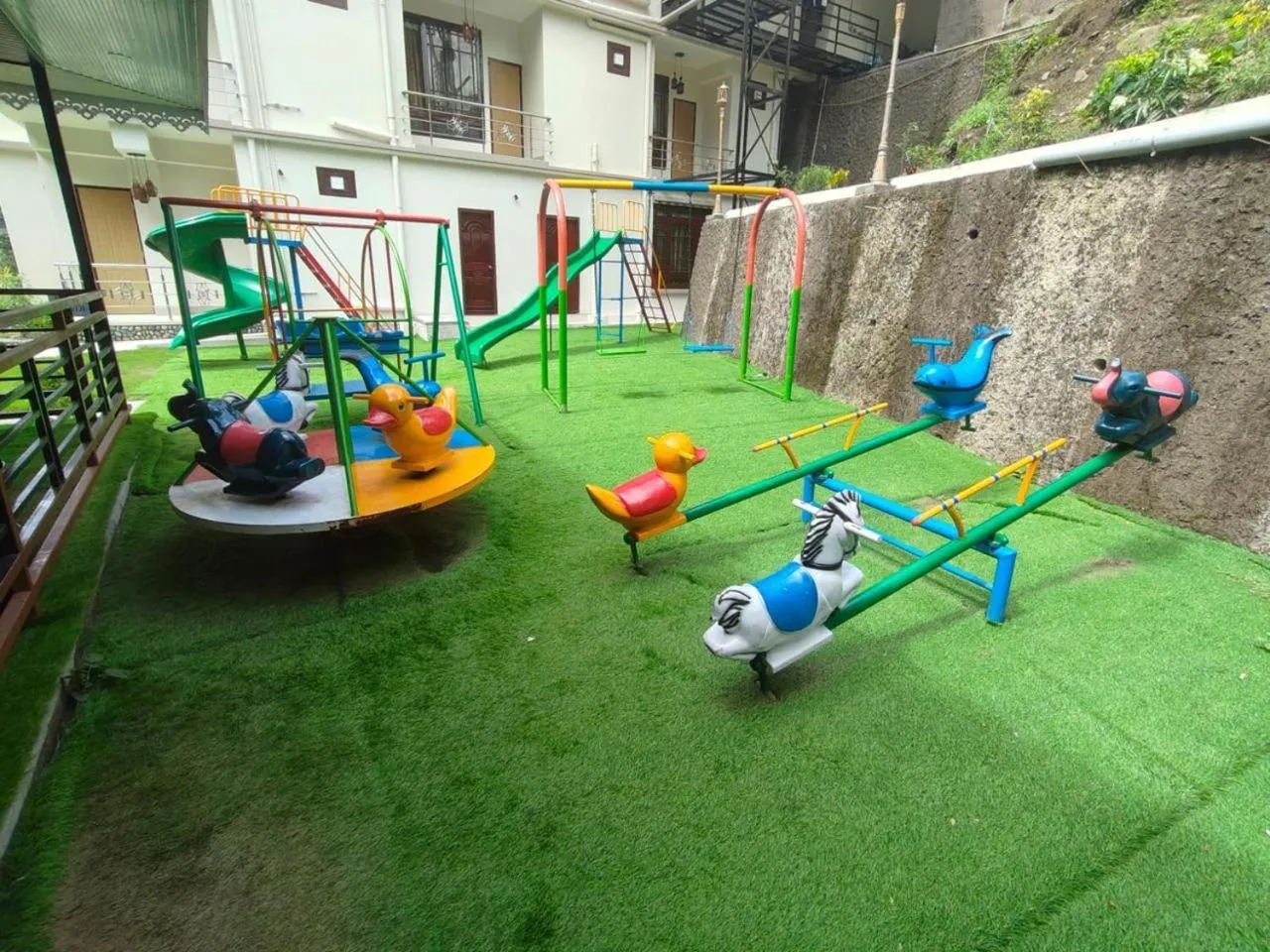 Children play ground in Nature's Nest Resort