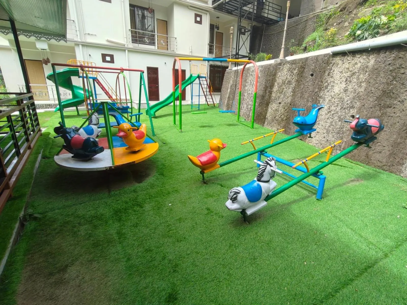 Children play ground in Nature's Nest Resort