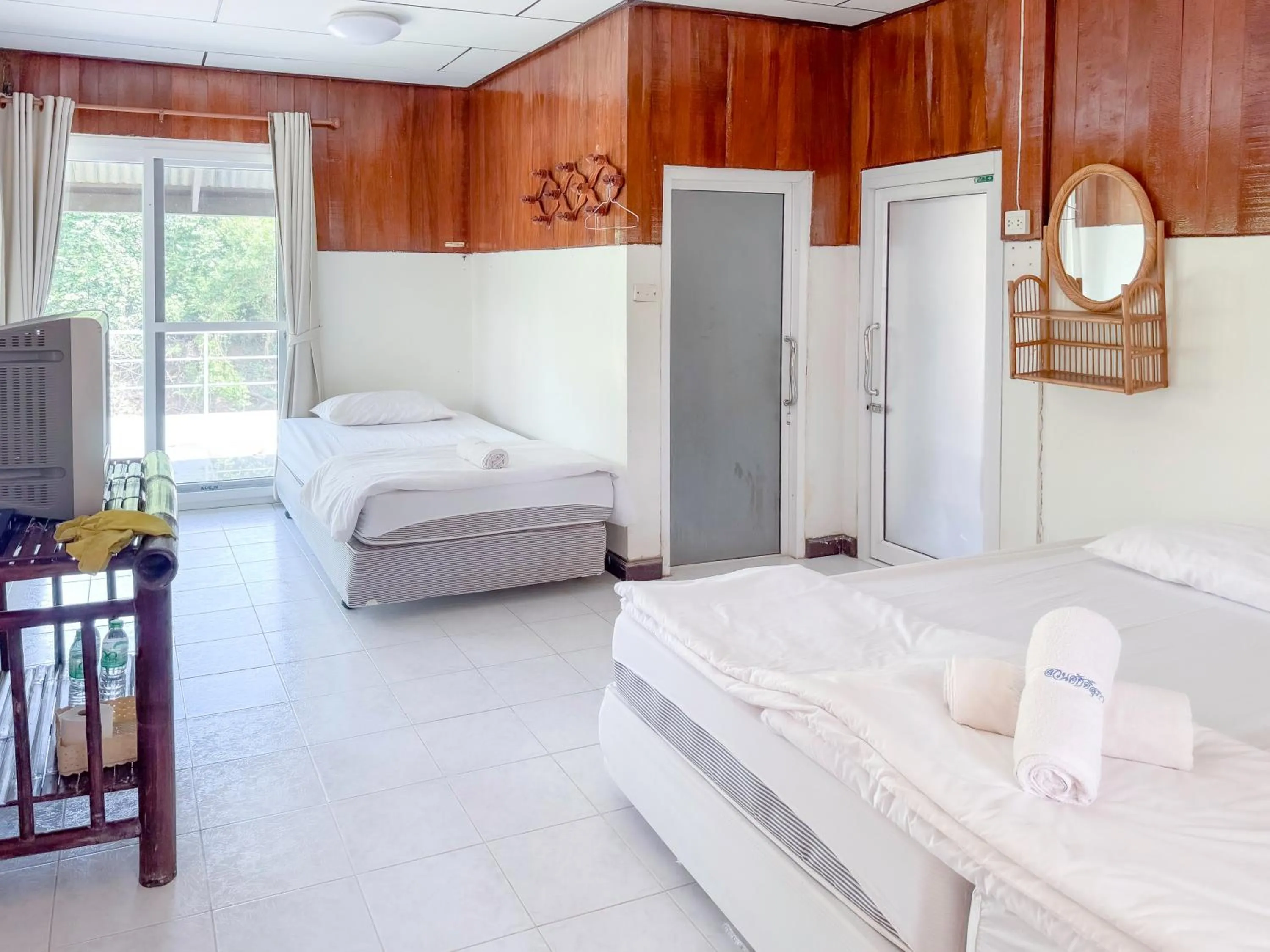 Bed in Saksupha Resort